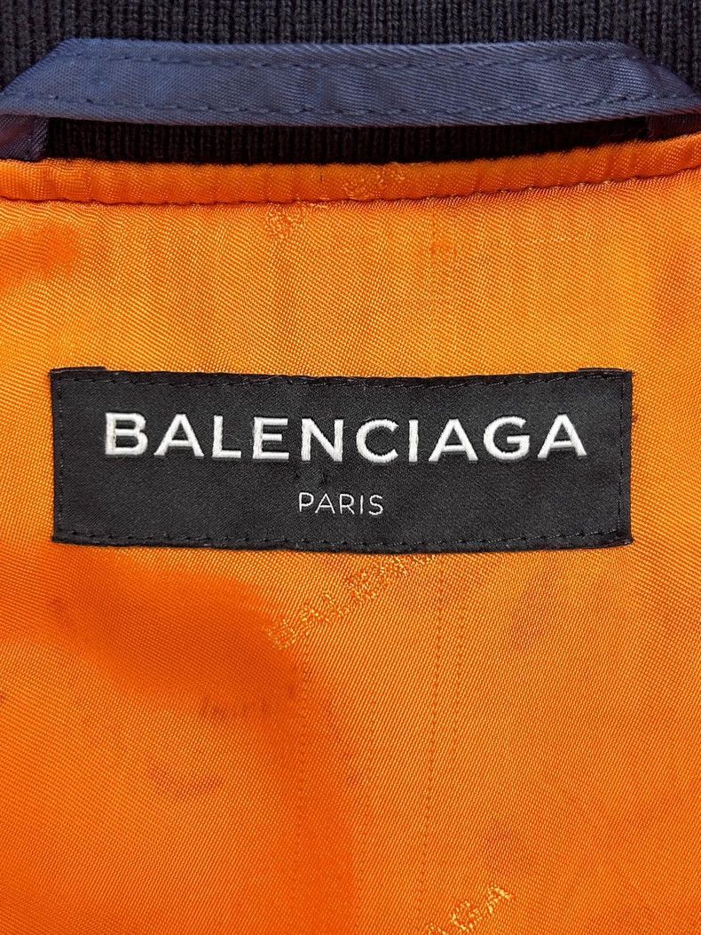 Balenciaga Balenciaga Balenciaga Zip Long Sleeve Jacket in Blue -2507 Size US L / EU 52-54 / 3 - 8 Thumbnail