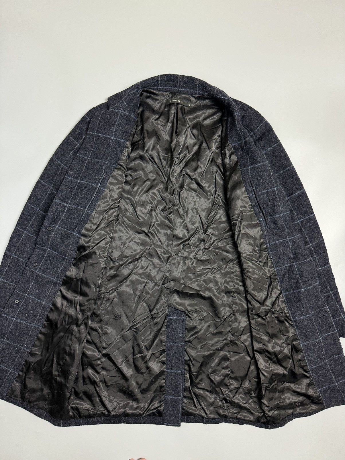GOSTAR DE FUGA Gostar De fuga Checkered OverCoat Wool Jacket Size US S / EU 44-46 / 1 - 12 Thumbnail