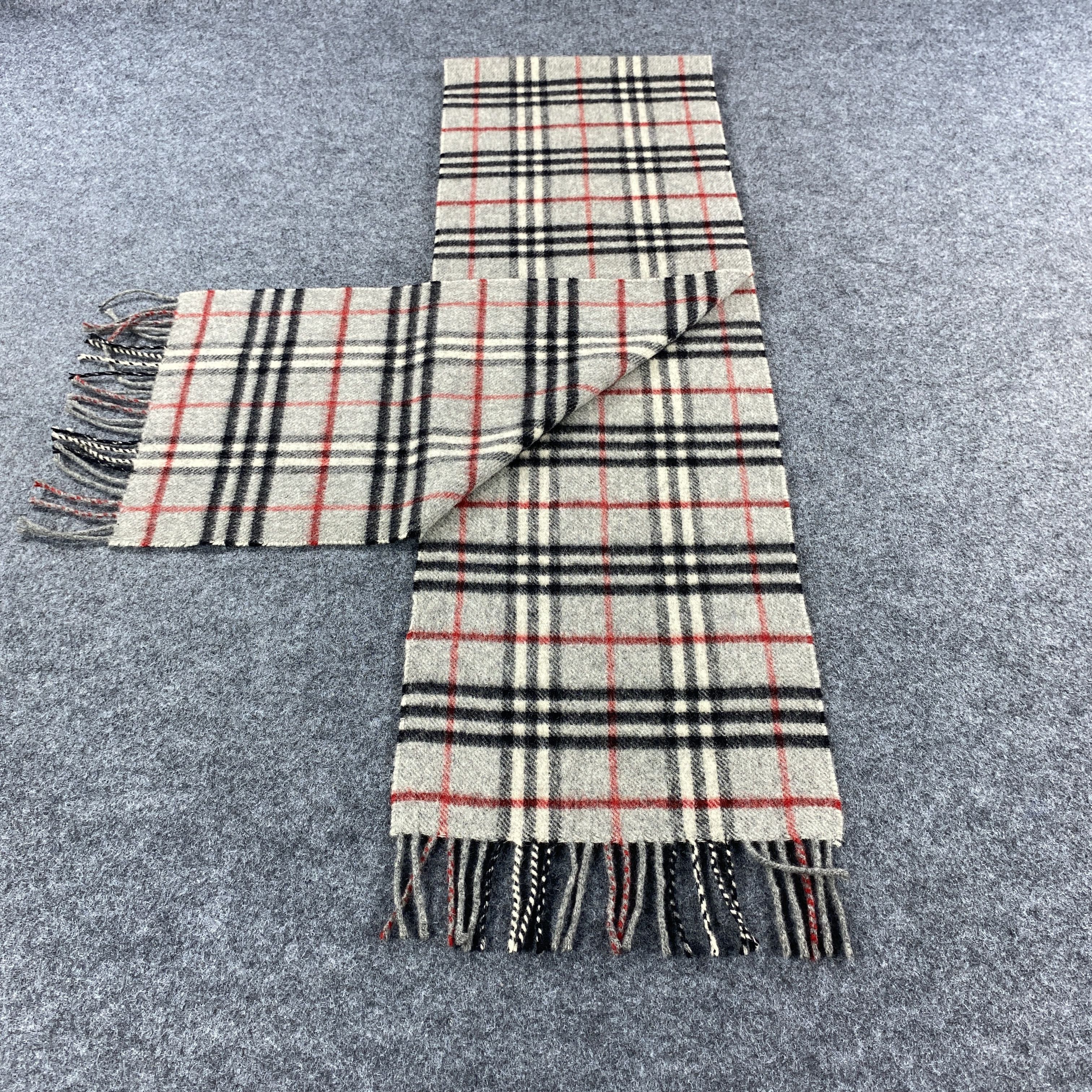Burberry × Vintage GF10525 Burberry Scarf Neck Wear Muffler Size ONE SIZE - 4 Thumbnail