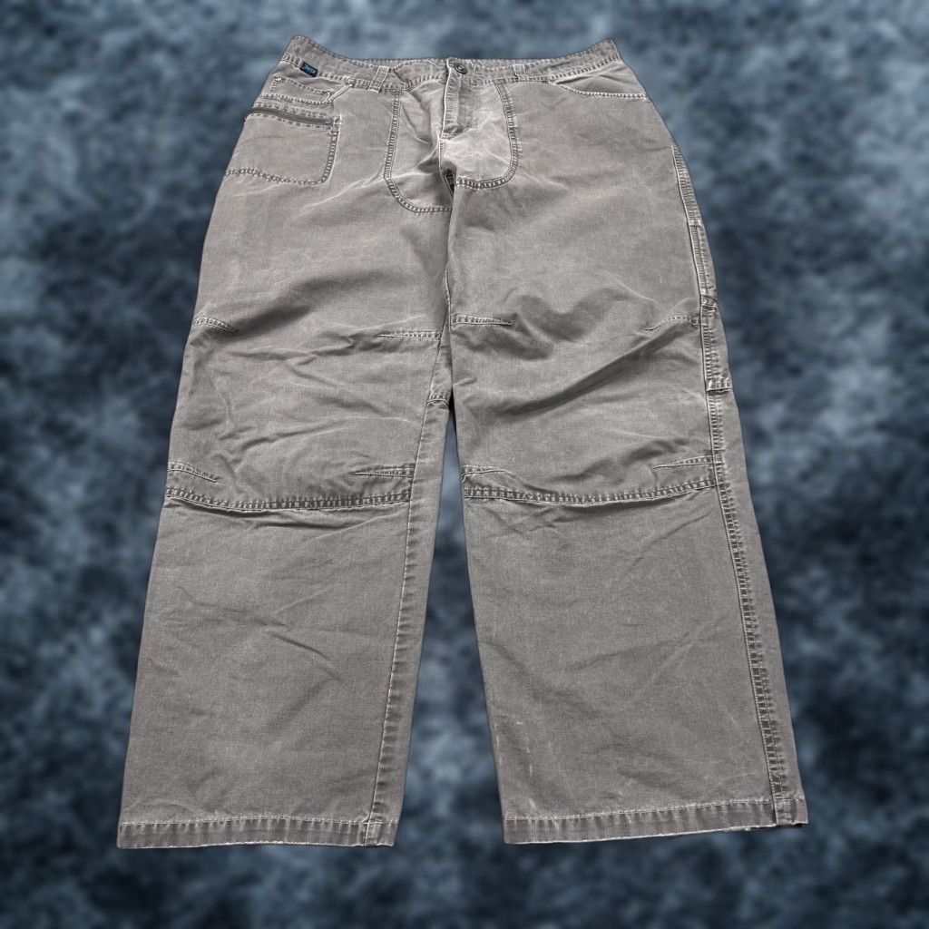 Logo 7 KUHL Outkast Pants Mens 38x32 Gray Workwear Vintage Logo Cotton Canvas Straight Chino Pants Mens Regular 38 32 Gray Logo Pockets Vintage? Size US 38 / EU 54 - 1 Thumbnail