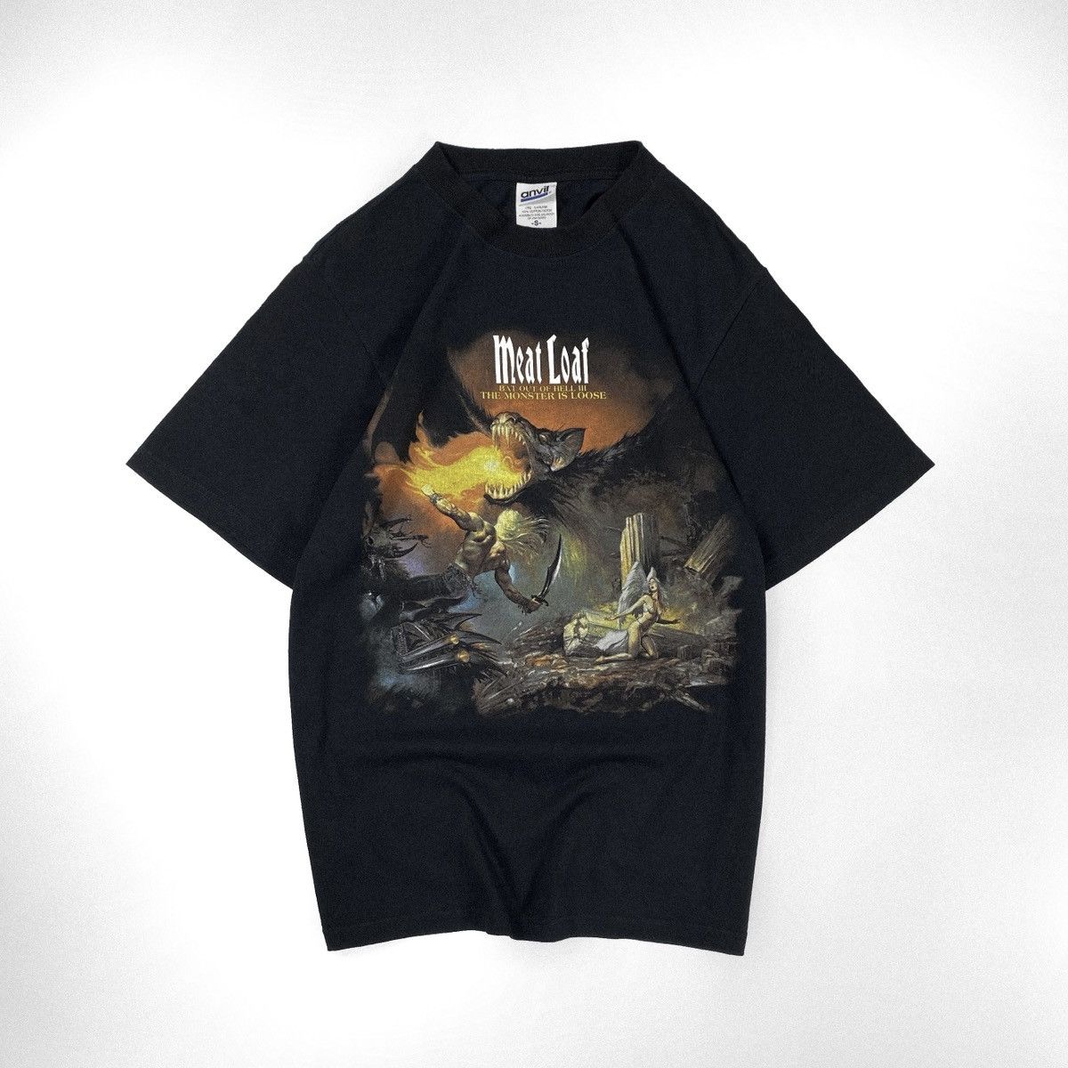 Band Tees 2007 Meat Loaf ‘The Monster is Loose’ Band T-Shirt Vintage Size US S / EU 44-46 / 1 - 1 Thumbnail