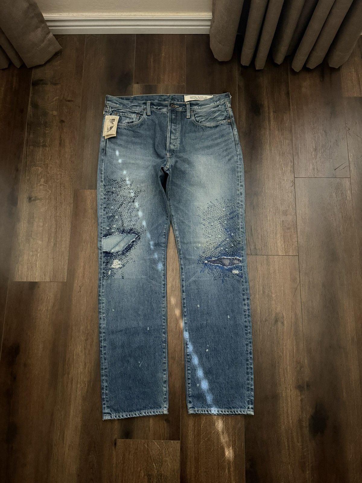 Kapital 14oz denim 5p monkey cisco