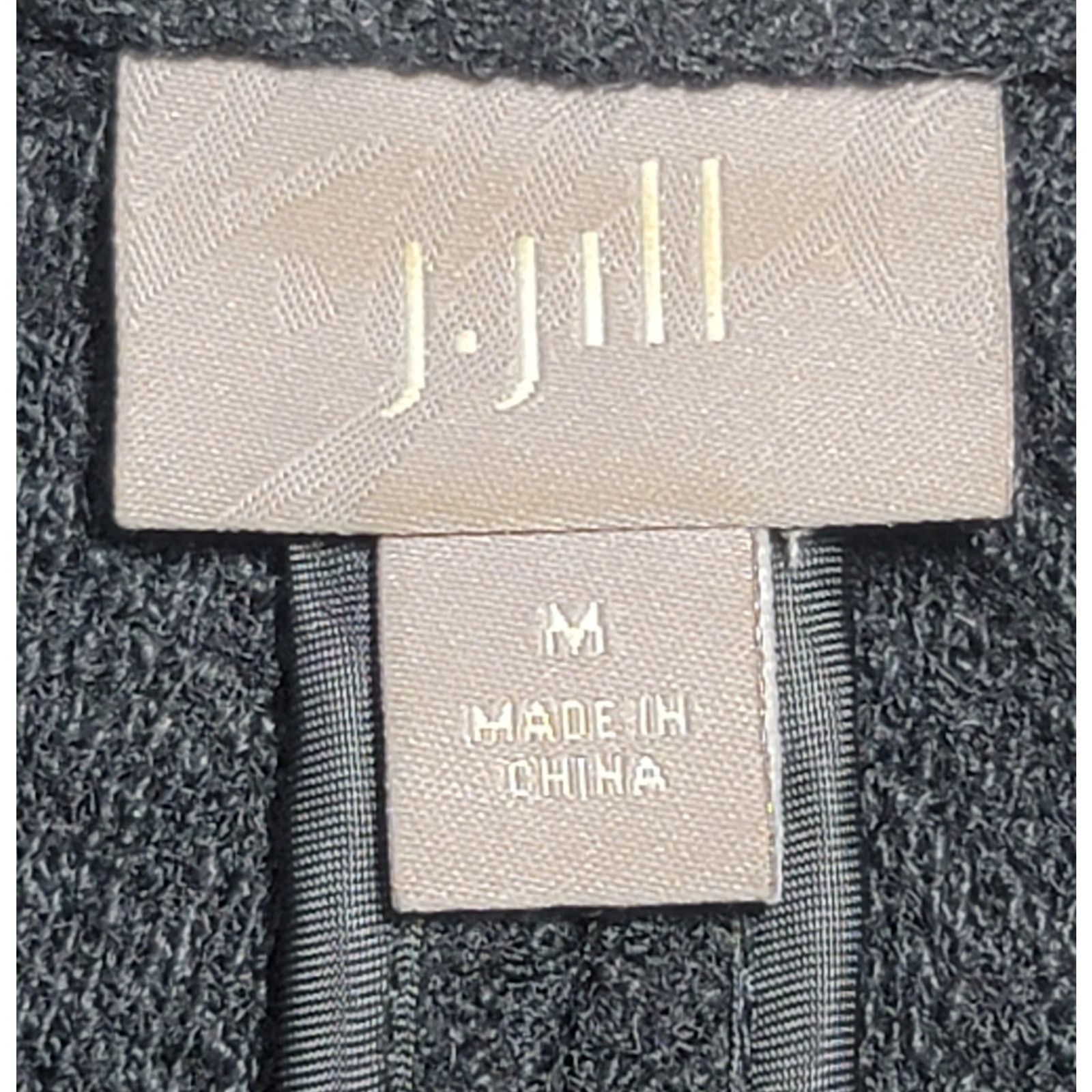 Other J. Jill Black Notched Collar 2 Button Closure Blazer Medium Size M / US 6-8 / IT 42-44 - 3 Thumbnail