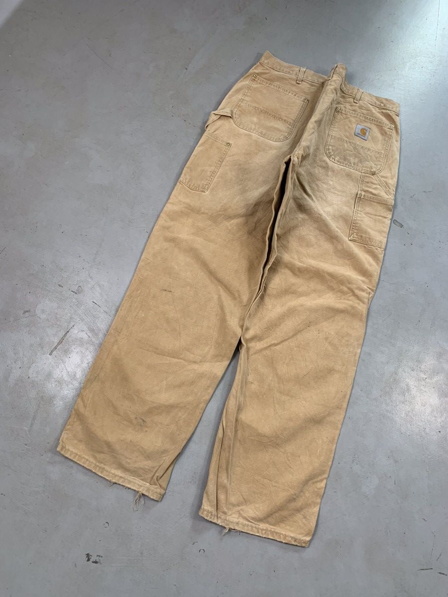 Carhartt Vintage Carhartt B136 brn double knee denim Size US 40 / EU 56 - 2 Thumbnail