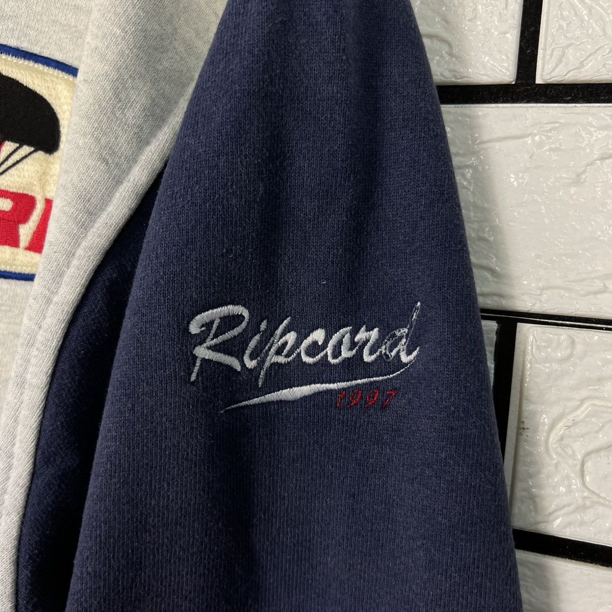 Vintage 90's RIP CORD Embroidery Parachute Varsity Jacket #4051-C184 Size US M / EU 48-50 / 2 - 11 Thumbnail