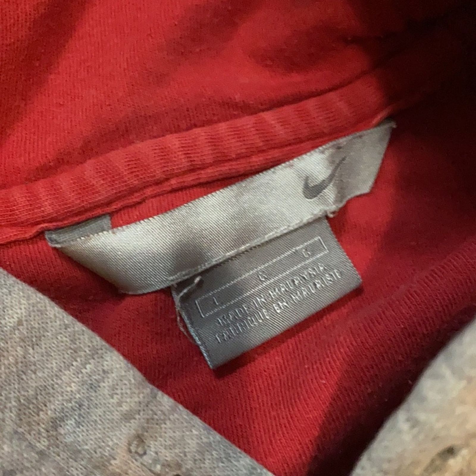Nike Y2K Nike Spell Out Center Swoosh Hoodie Size US L / EU 52-54 / 3 - 4 Thumbnail