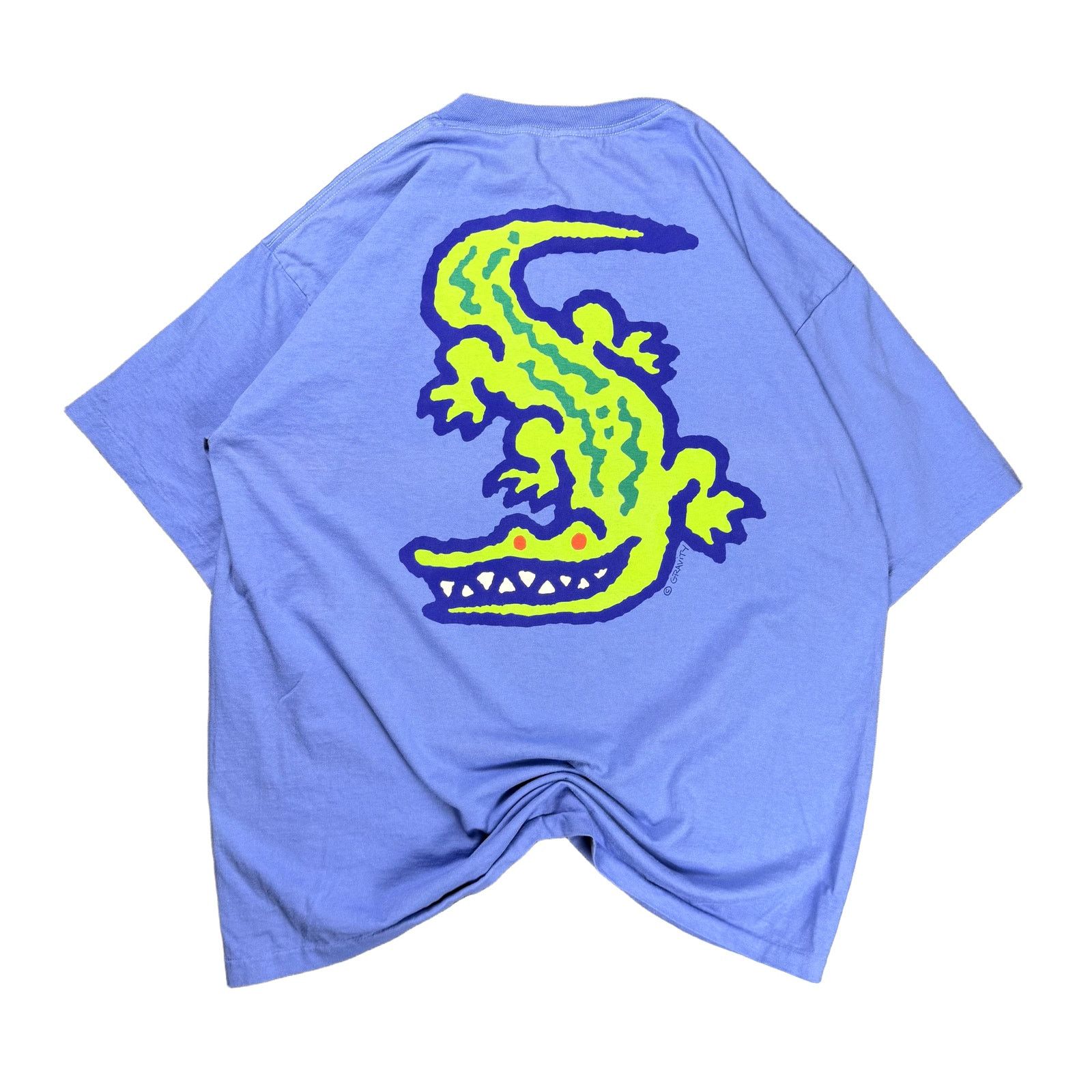 Vintage New Orleans Gator T-Shirt XL single-stitch Blue