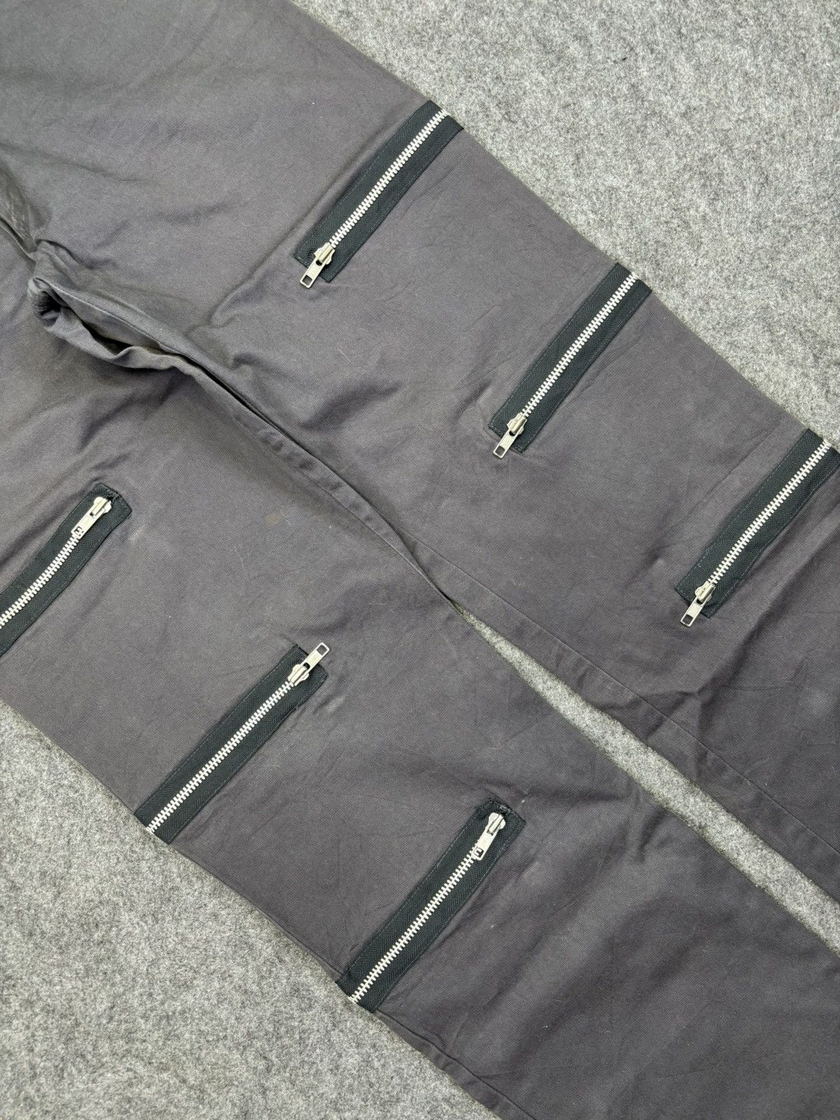 Japanese Brand 💥Punk💥SLASH NUMBER Japan MultiZippe Seditionaries Pant F728 Size US 30 / EU 46 - 8 Thumbnail