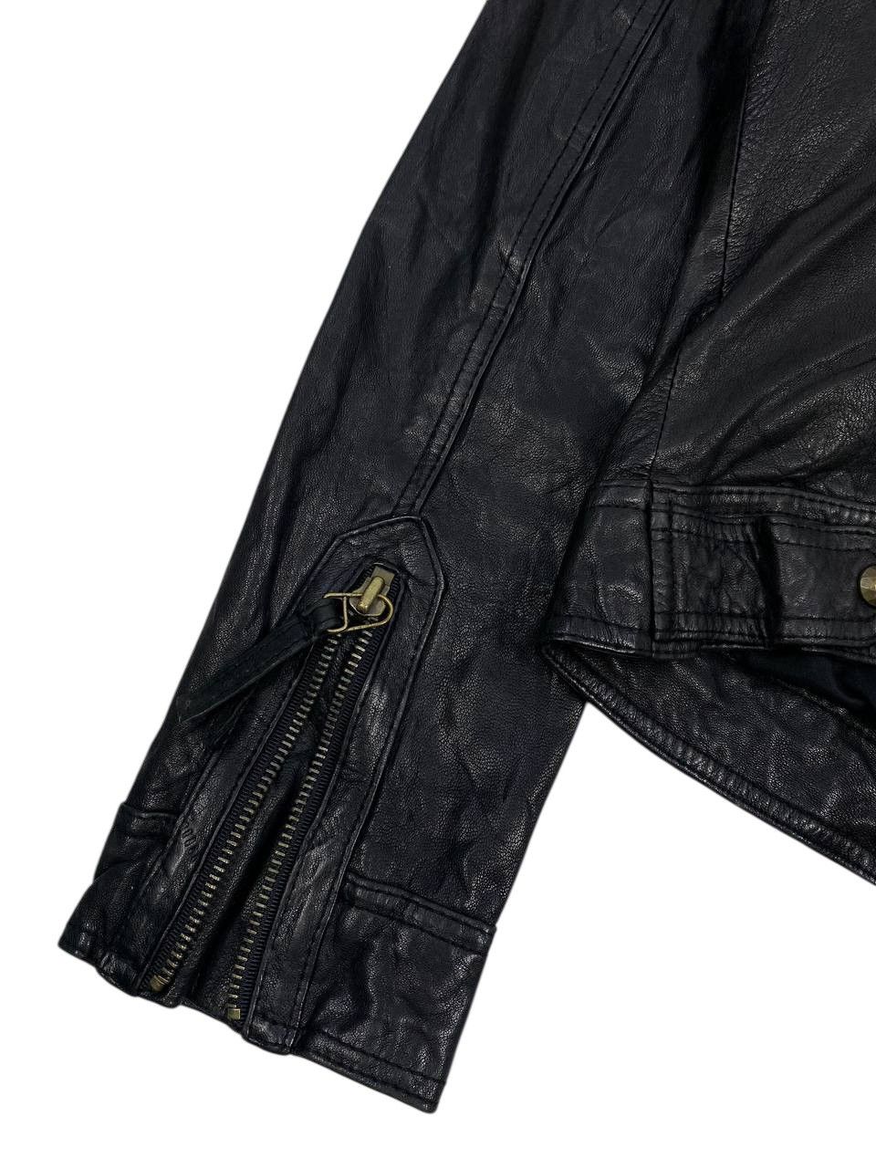 GOA Y2K 2000’s GOA Lamb Leather Riders Jacket Size S / US 4 / IT 40 - 16 Thumbnail