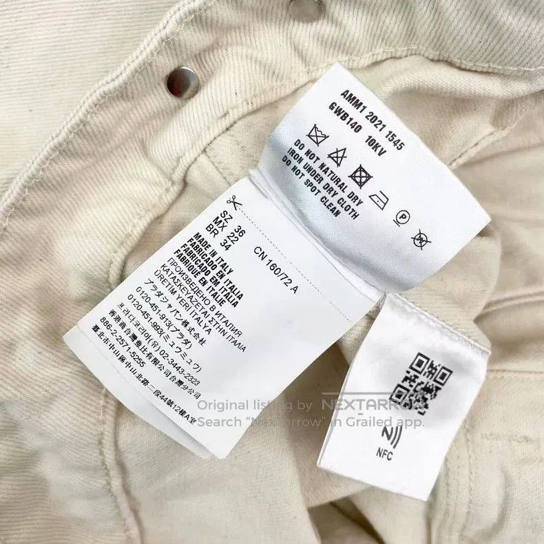 Miu Miu Miu Miu Cotton Back Logo Denim Jacket. Size US S / EU 44-46 / 1 - 4 Thumbnail