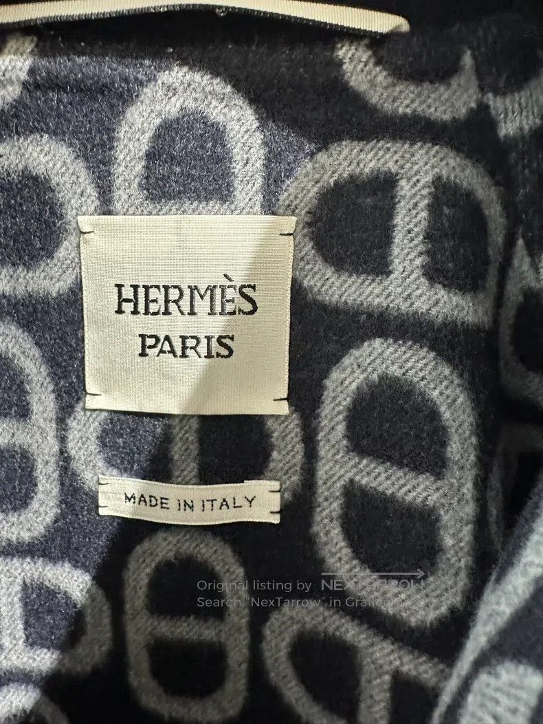 Hermes Hermes Navy Pig Nose Wool Jacket Size XS / US 0-2 / IT 36-38 - 4 Thumbnail