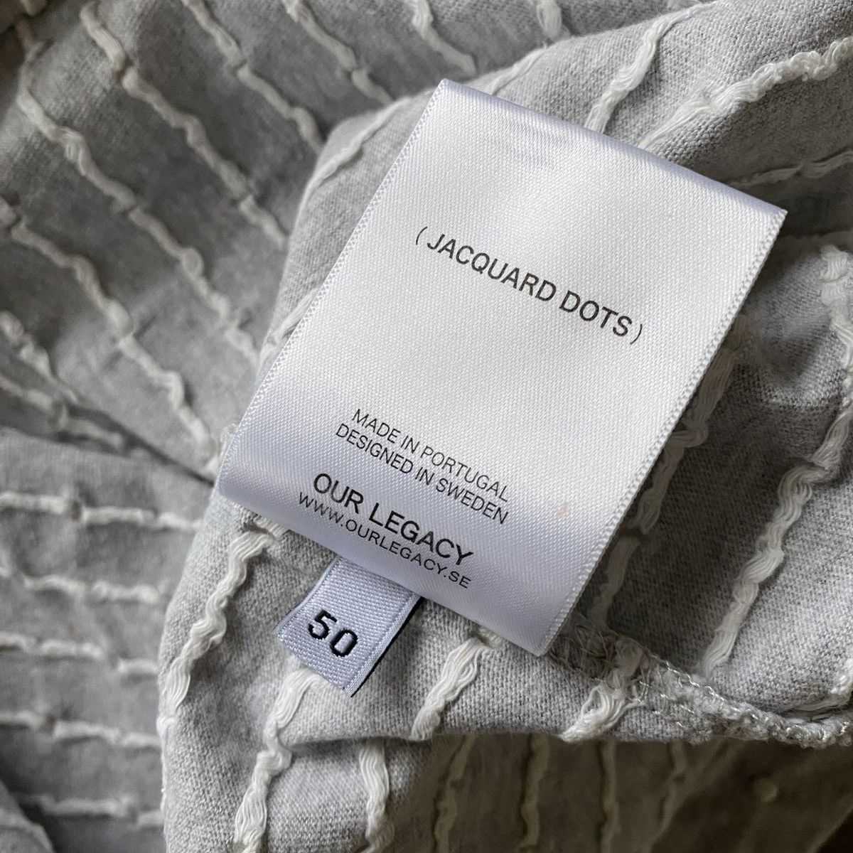 Our Legacy OUR LEGACY LS JACQUARD DOTS TEE Size US M / EU 48-50 / 2 - 9 Thumbnail