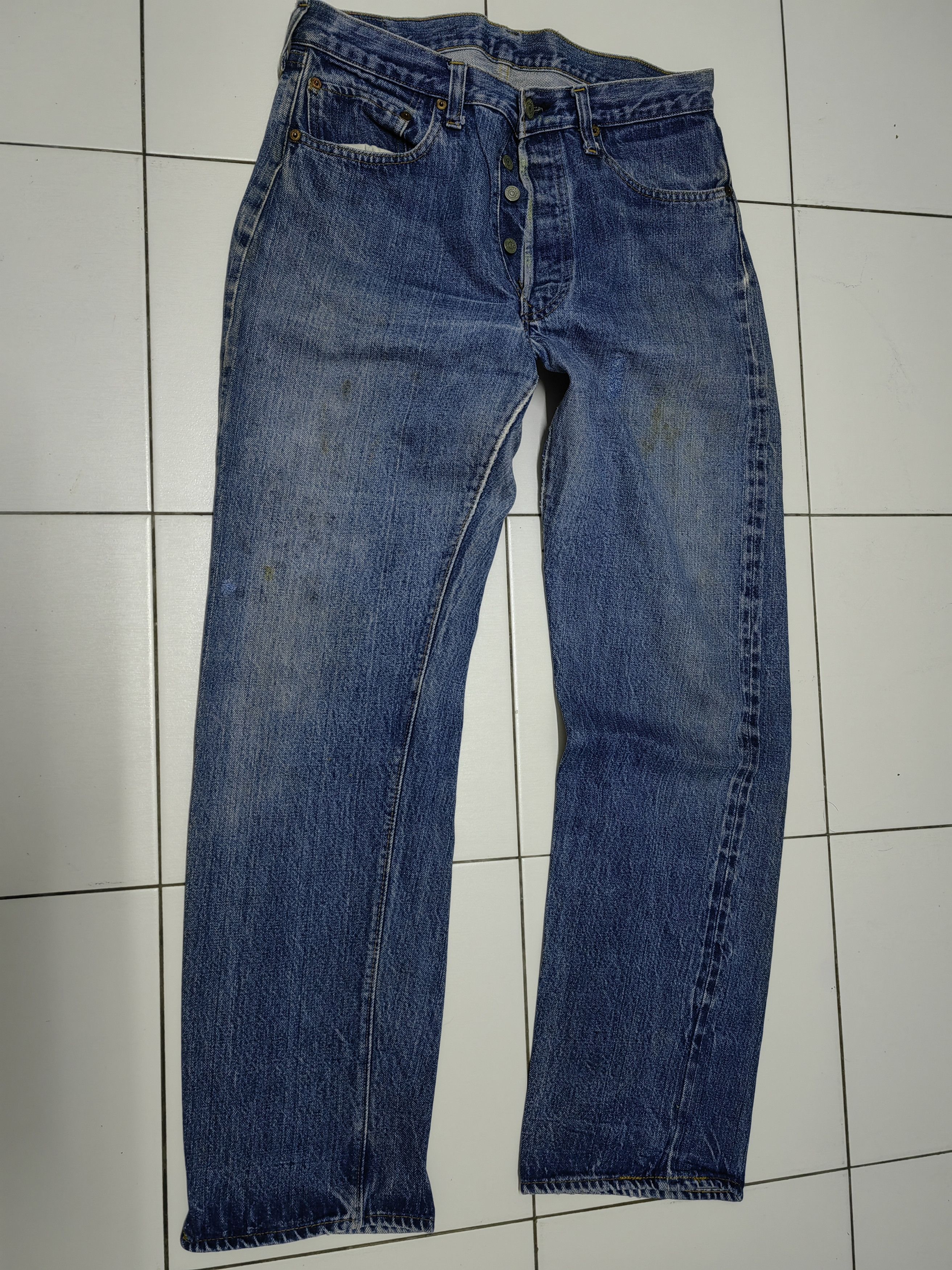 vintage selvedge levis 501 top button no 6