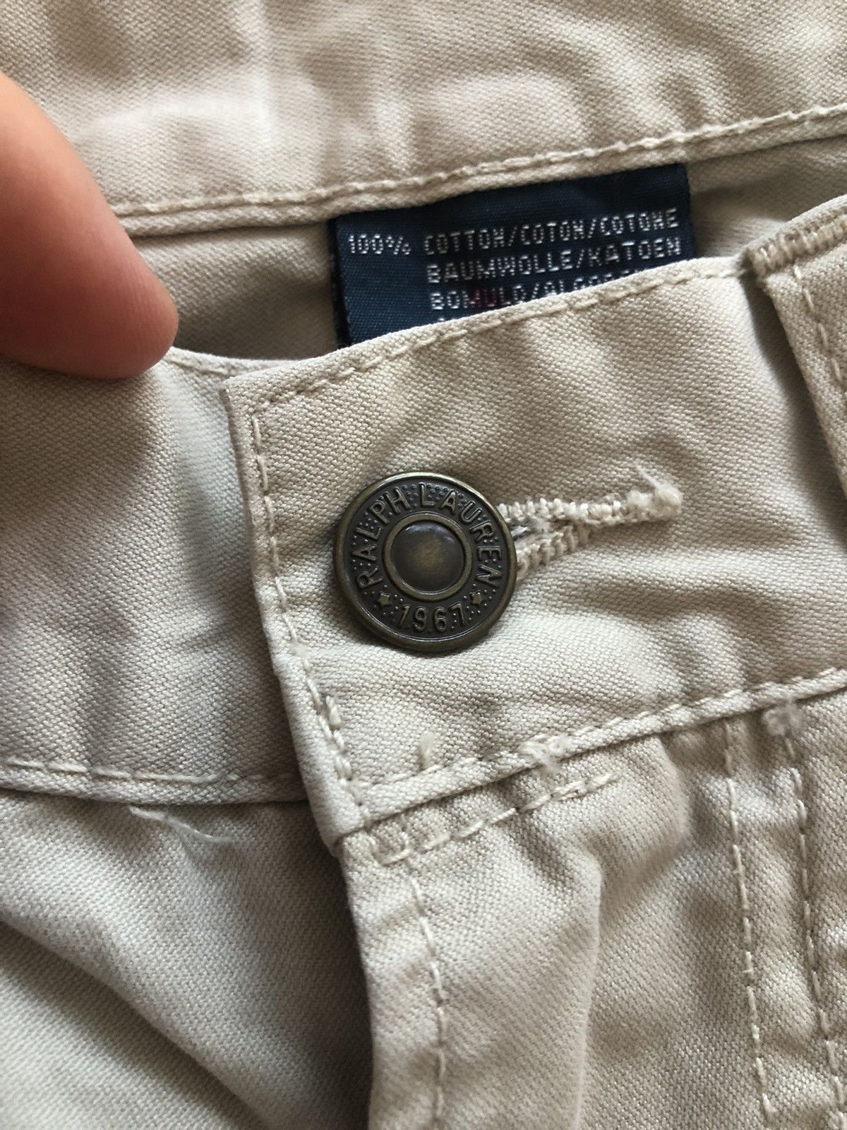 Polo Ralph Lauren POLO RALPH LAUREN CLASSIC VINTAGE CASUAL KHAKI PANTS Size US 30 / EU 46 - 4 Thumbnail