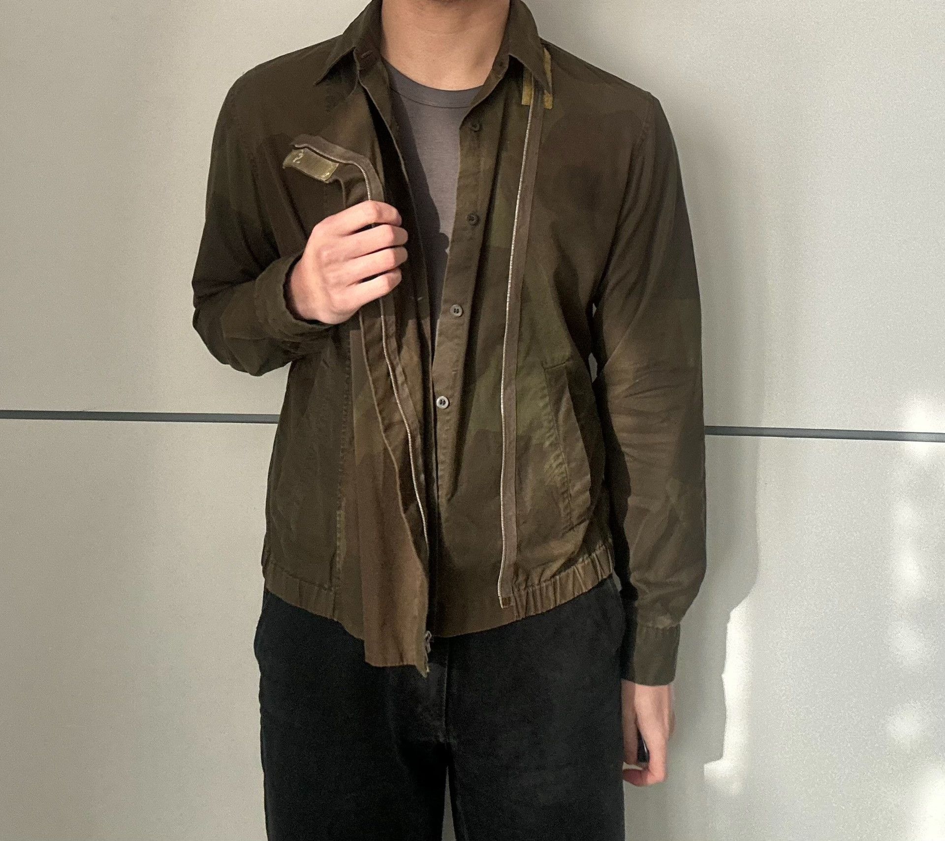 Dries Van Noten DRIES VAN NOTEN Camouflage Napoleon shirt jacket| Size US S / EU 44-46 / 1 - 7 Thumbnail