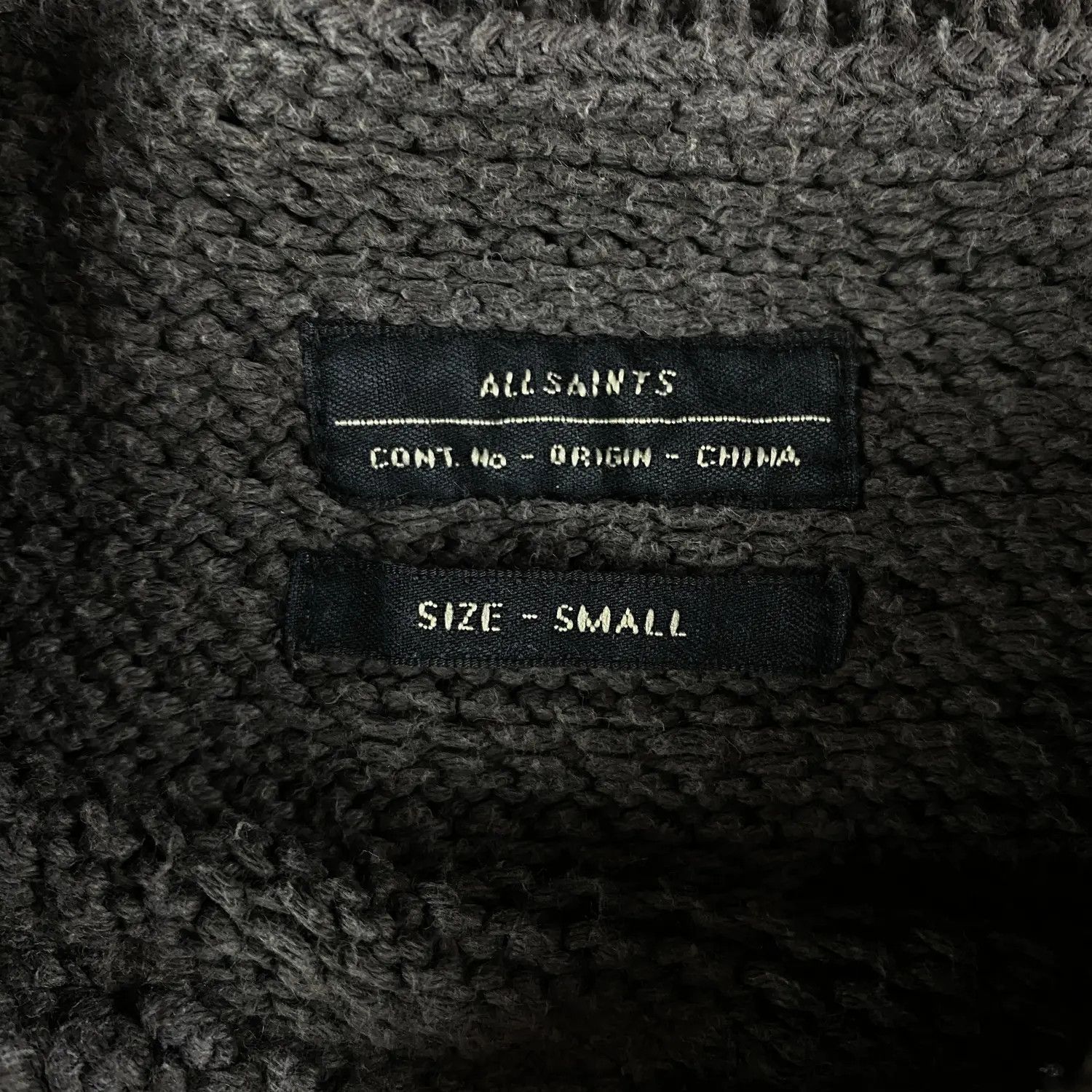 Allsaints Mens Sweater Sweatshirt AllSaints Size S Cotton Size US S / EU 44-46 / 1 - 4 Thumbnail