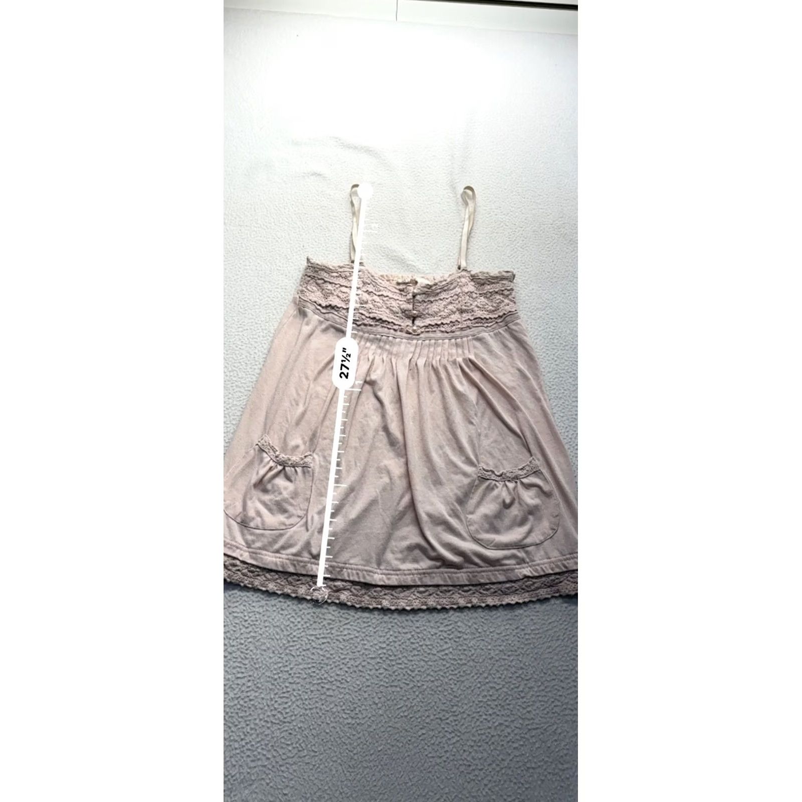 Pinko VINTAGE Pink Lace Trim Sleeveless Tank W/ Pockets Womens L Size L / US 10 / IT 46 - 5 Thumbnail