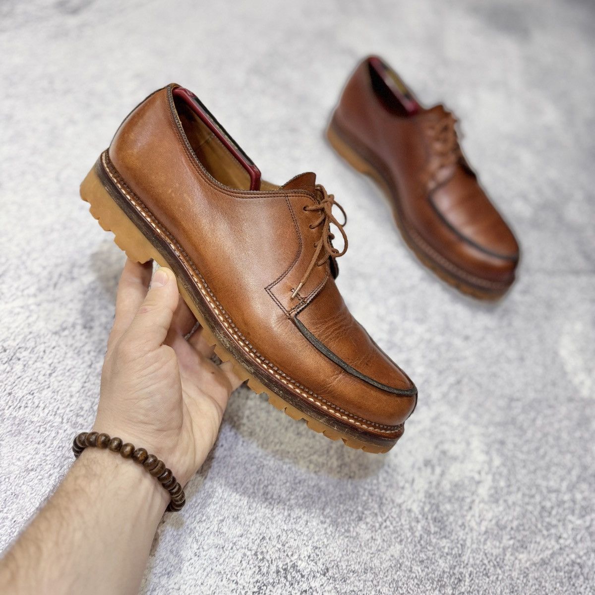 Ludwig Reiter Ludwig Reiter Tan Brown Norweger Derbies US9 UK8 EU42 27cm Size US 9 / EU 42 - 4 Thumbnail