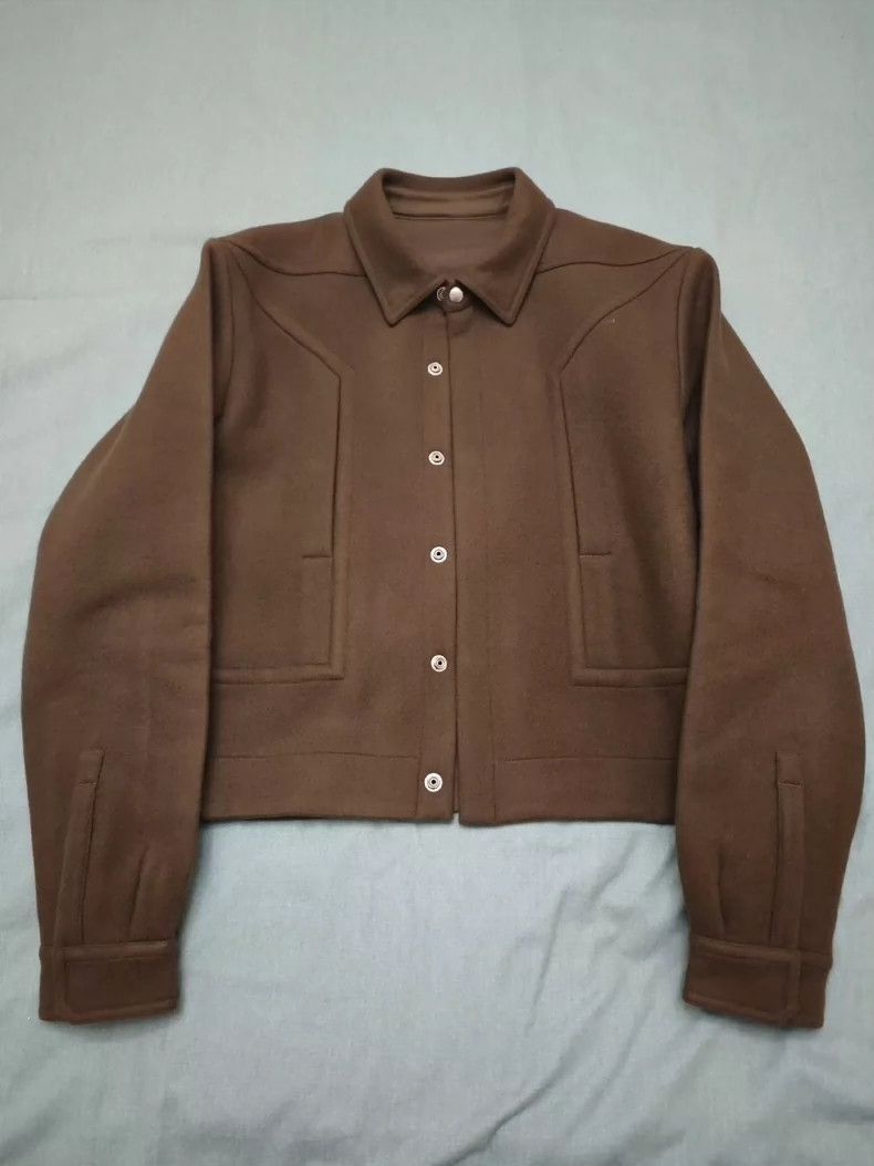 Rick Owens Rick Owens Men's Wool Short Jacket-2505 Size US M / EU 48-50 / 2 - 1 Thumbnail