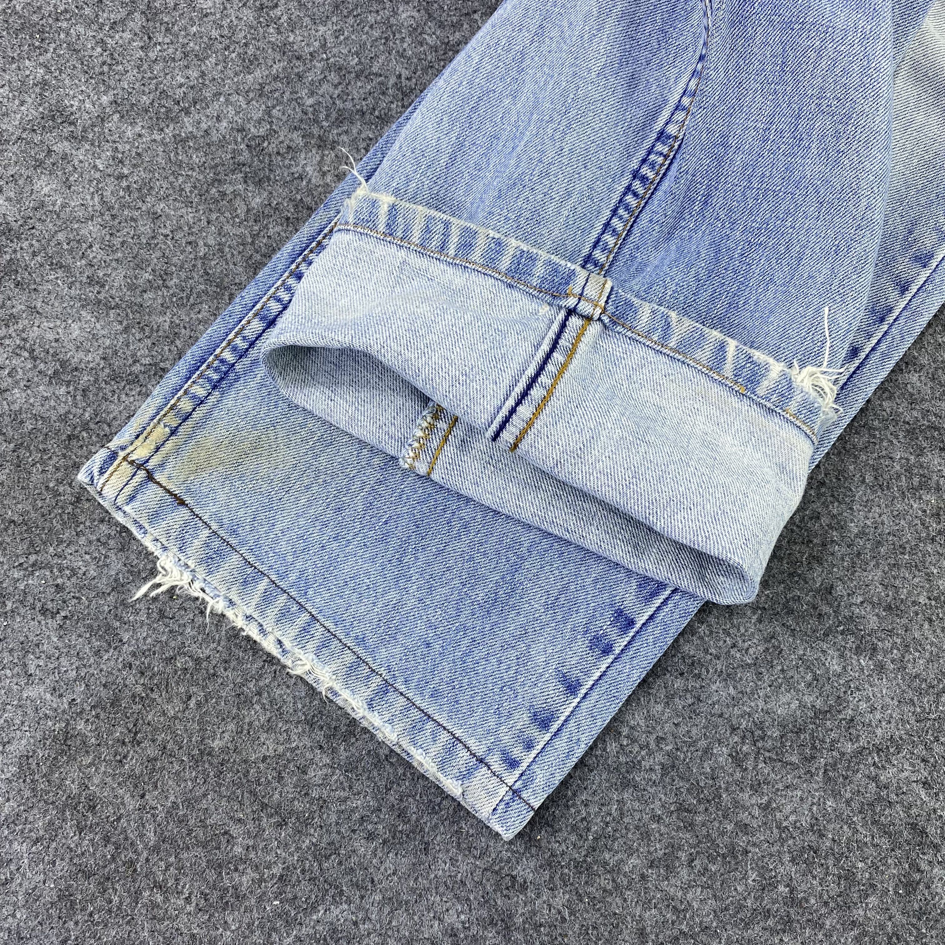Jean × Levi's × Vintage Vintage Levis 509-0217 Distressed Bue Wash Jeans-J1186 Size US 29 - 13 Thumbnail