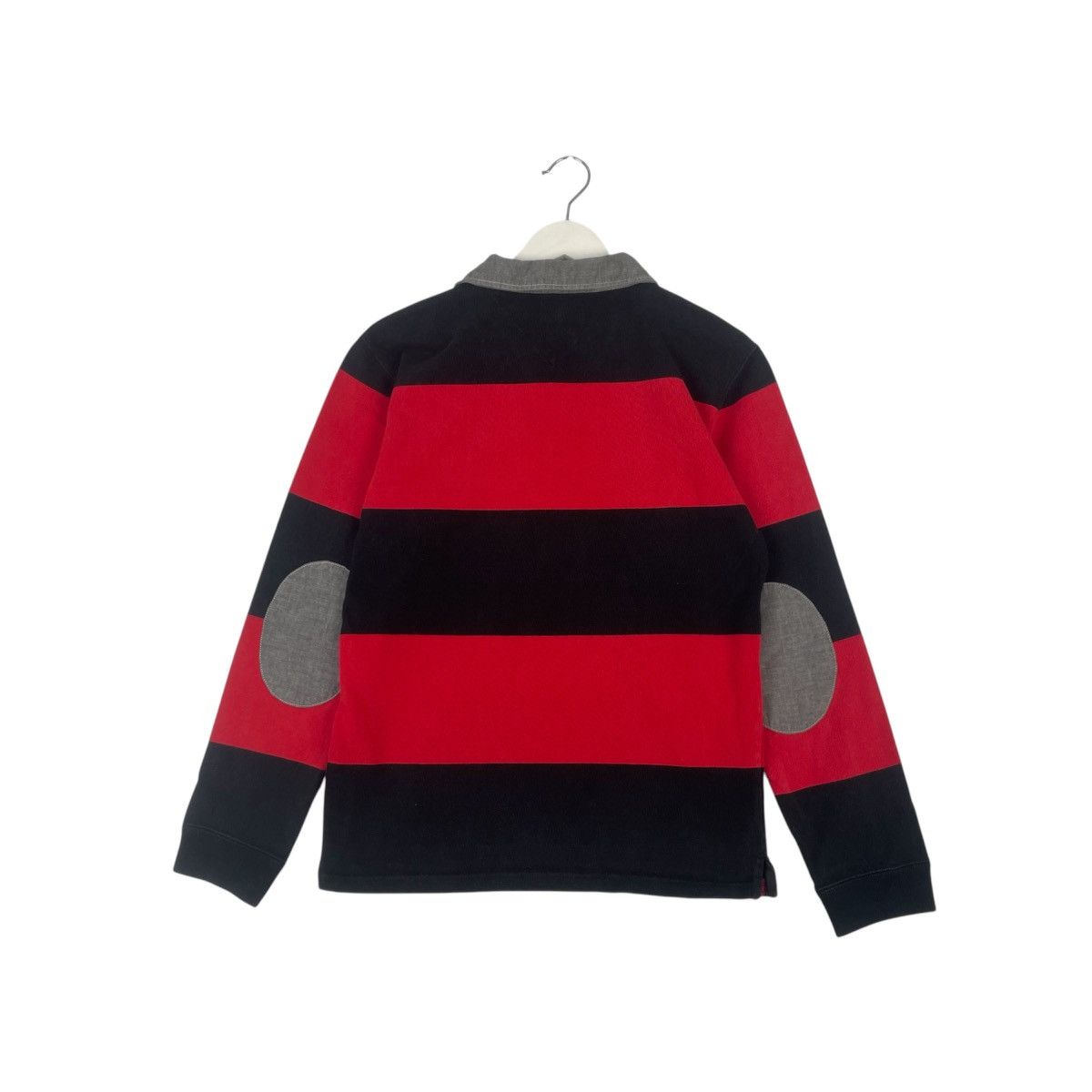 Designer × Vintage vintage Hoodie/sweater Tommy nyc polo rugby - black red Size US S / EU 44-46 / 1 - 4 Thumbnail