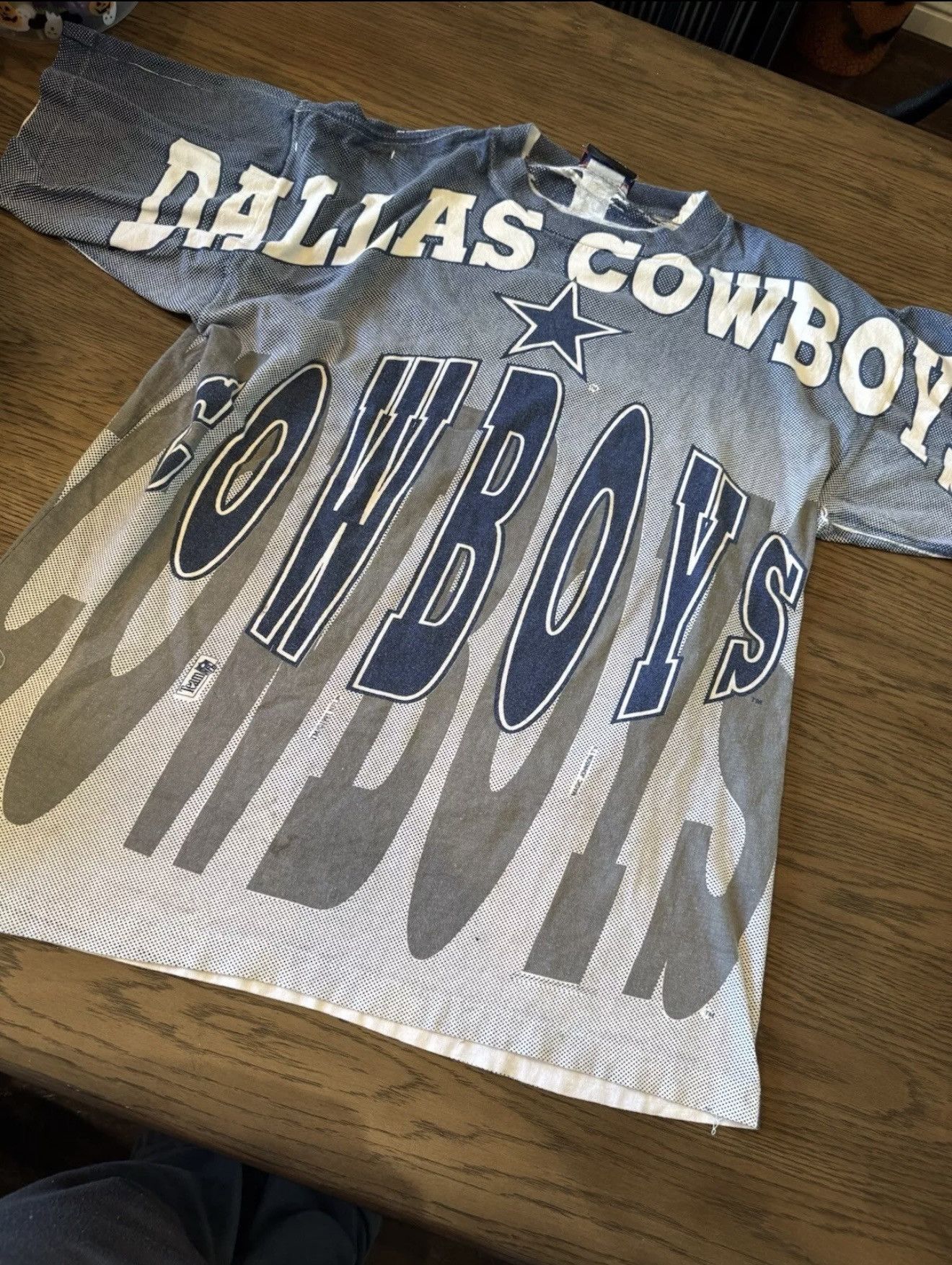 Cowboy Equipment × Vintage 90s 1993 cowboys shirt AOP Size US L / EU 52-54 / 3 - 1 Thumbnail
