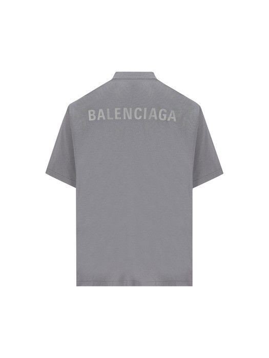 Balenciaga o1s1wg110126 Back Reflective T-Shirt Medium Fit in Grey Size US S / EU 44-46 / 1 - 2 Thumbnail