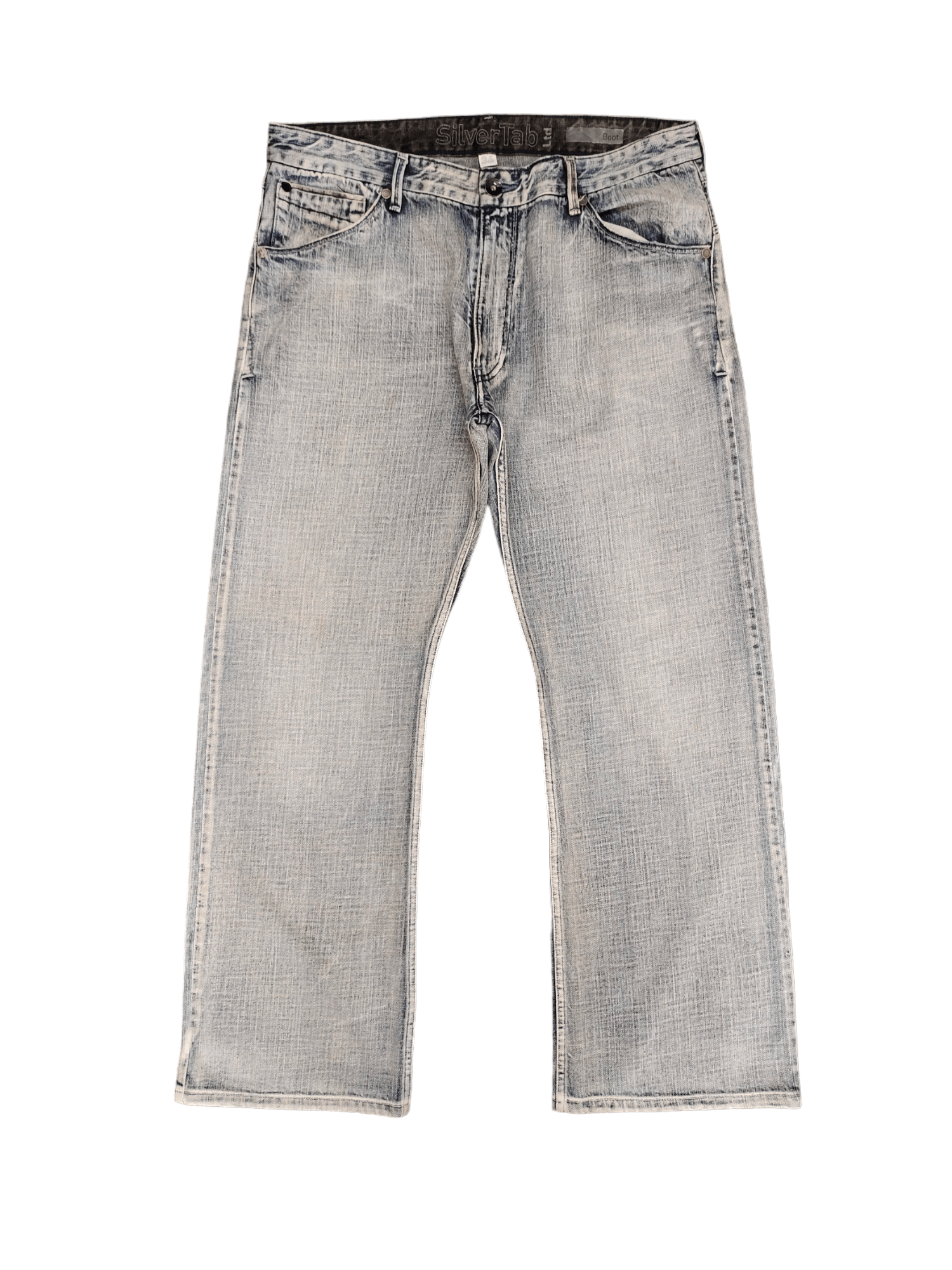Vintage Baggy Bootcut Jean Levis Silver Tab Denim Wide Leg Grailed