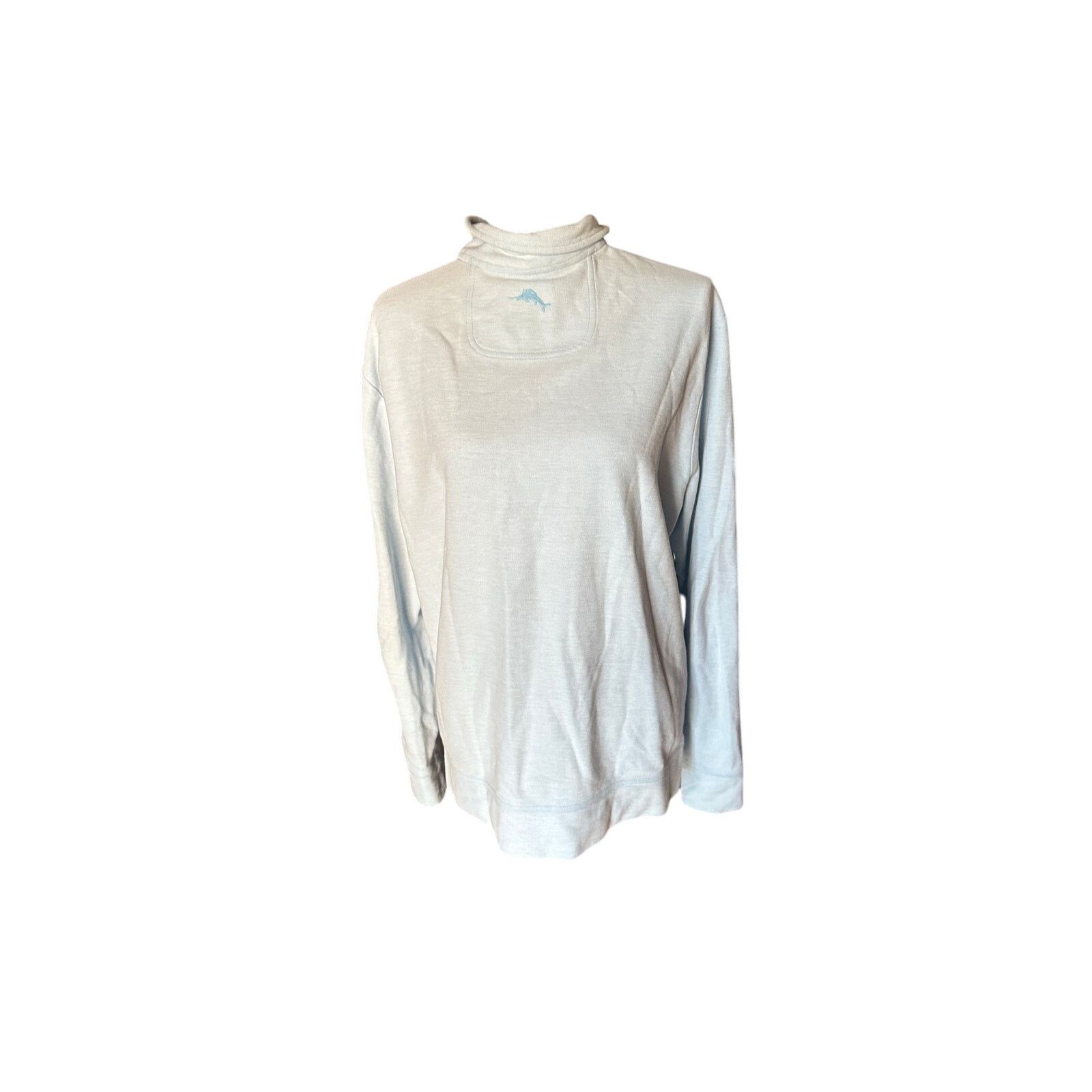 Tommy Bahama Tommy Bahama Light Blue 1/4-Zip Pullover Sweater Size US M / EU 48-50 / 2 - 5 Thumbnail