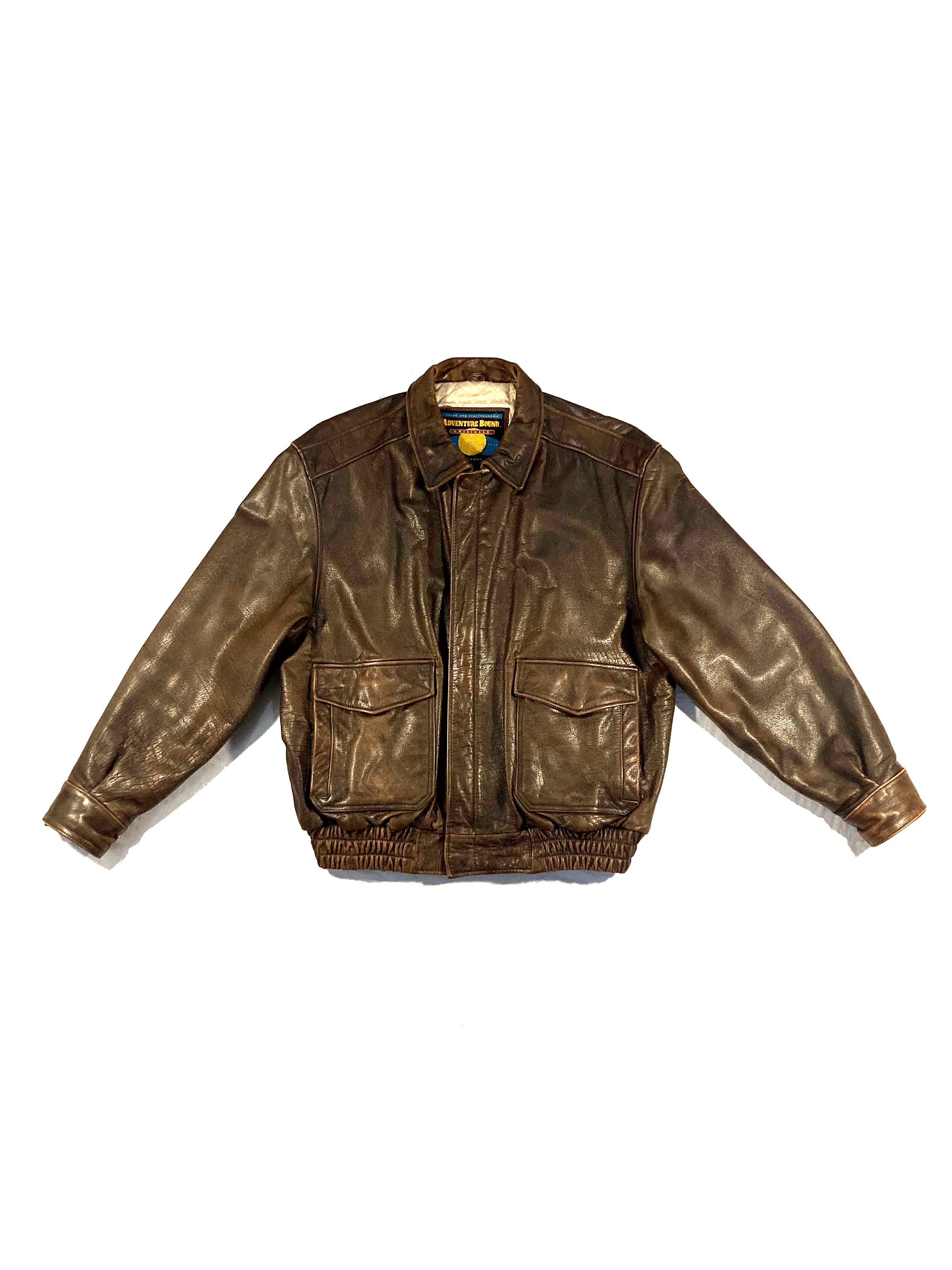 Wilsons Leather Vintage Wilson’s Leather Bomber Jacket Size US XL / EU 56 / 4 - 1 Thumbnail