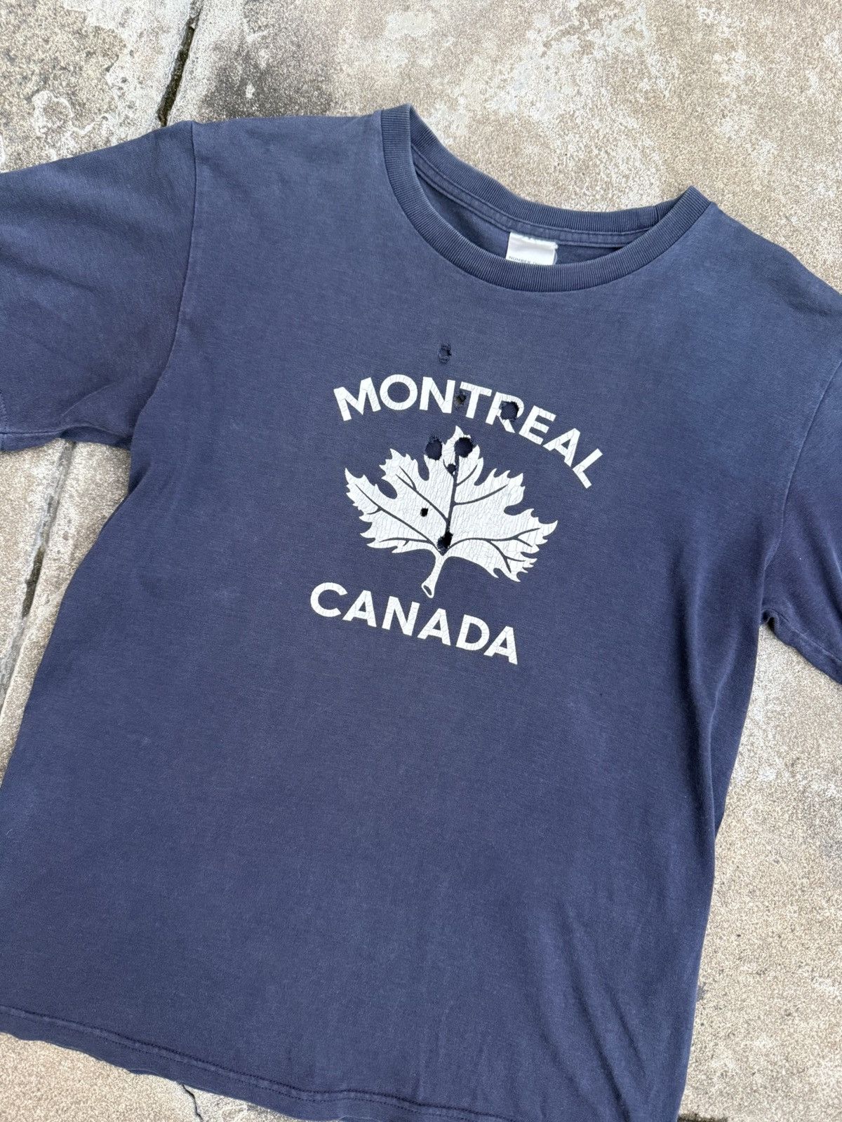 Number (N)ine SS01 “Time Migration” Montreal Canada Tee Size US L / EU 52-54 / 3 - 2 Thumbnail