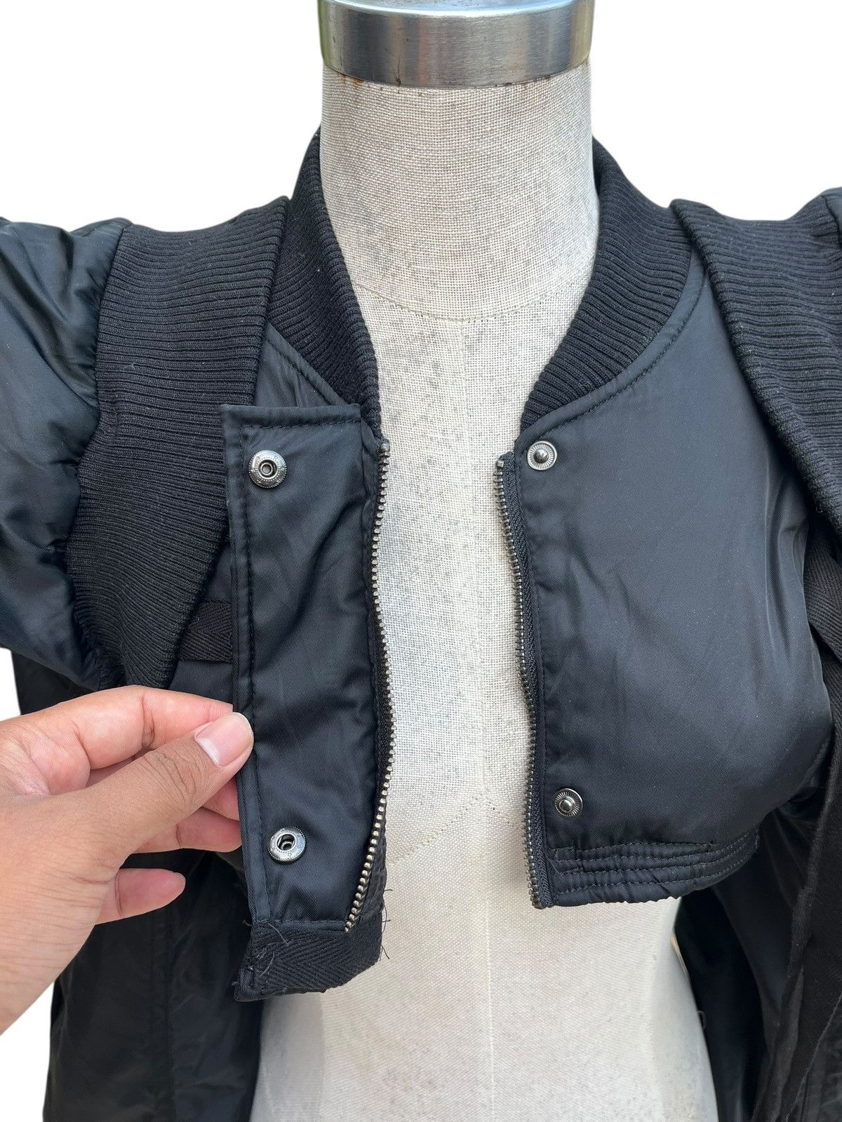 Designer Costum-made recontruct cropped jacket Size S / US 4 / IT 40 - 9 Thumbnail