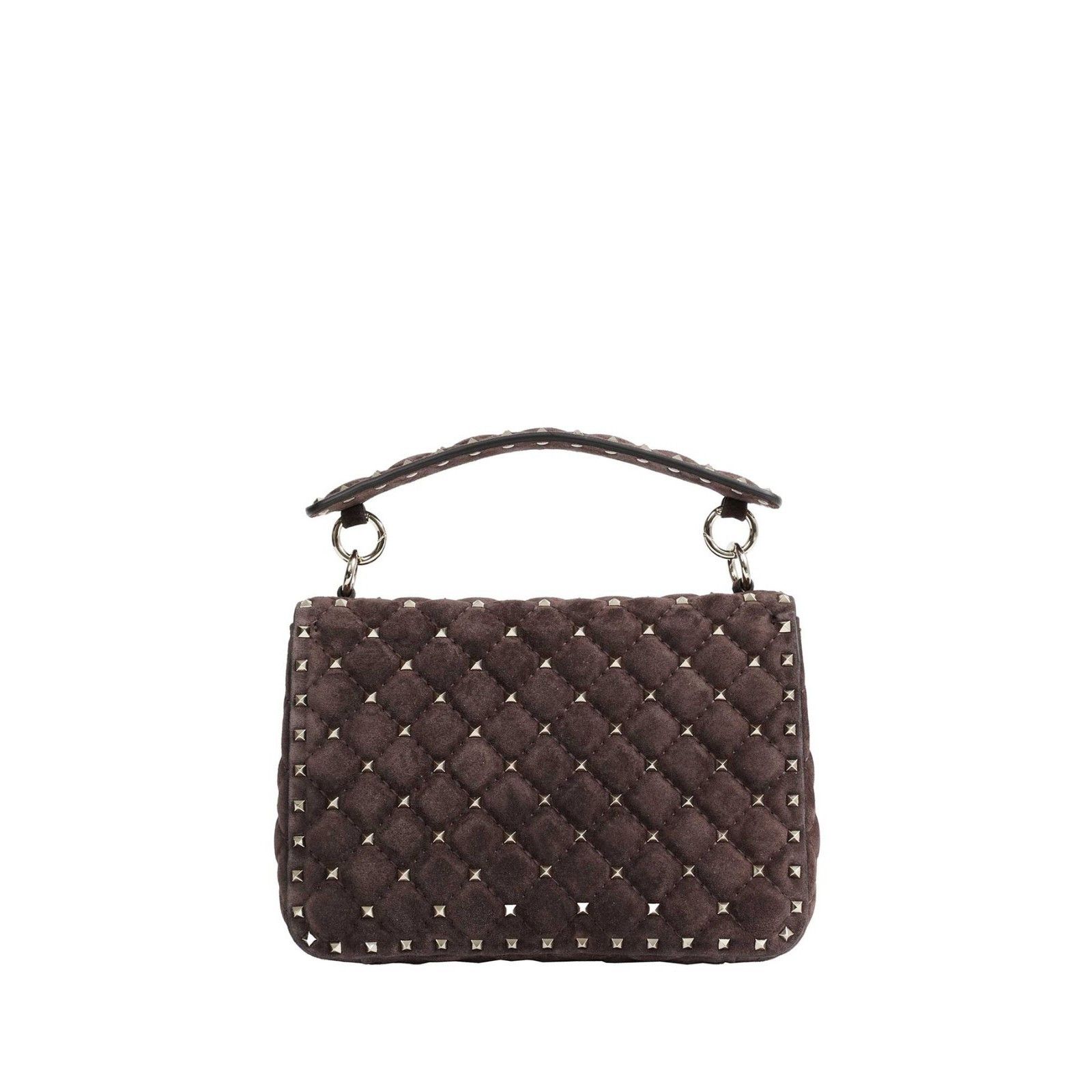 Valentino VALENTINO GARAVANI Brown Suede Studded Bag New & Authentic Size ONE SIZE - 3 Thumbnail