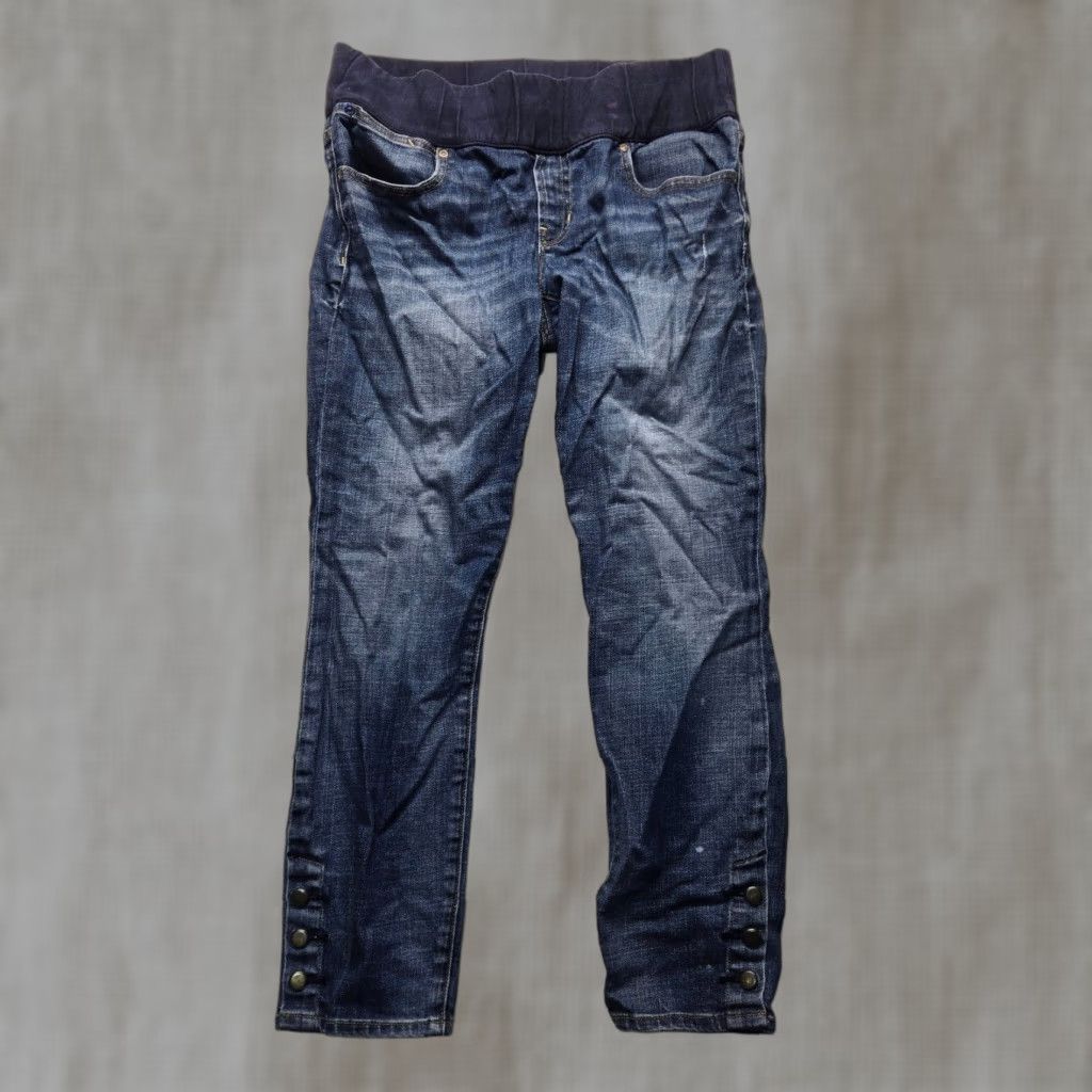 Gap Gap Jeans Denim Skinny Women Size 10 26in Inseam Blue Dark Wash Stretch 5-Pocket Size 32" / US 10 / IT 46 - 1 Thumbnail