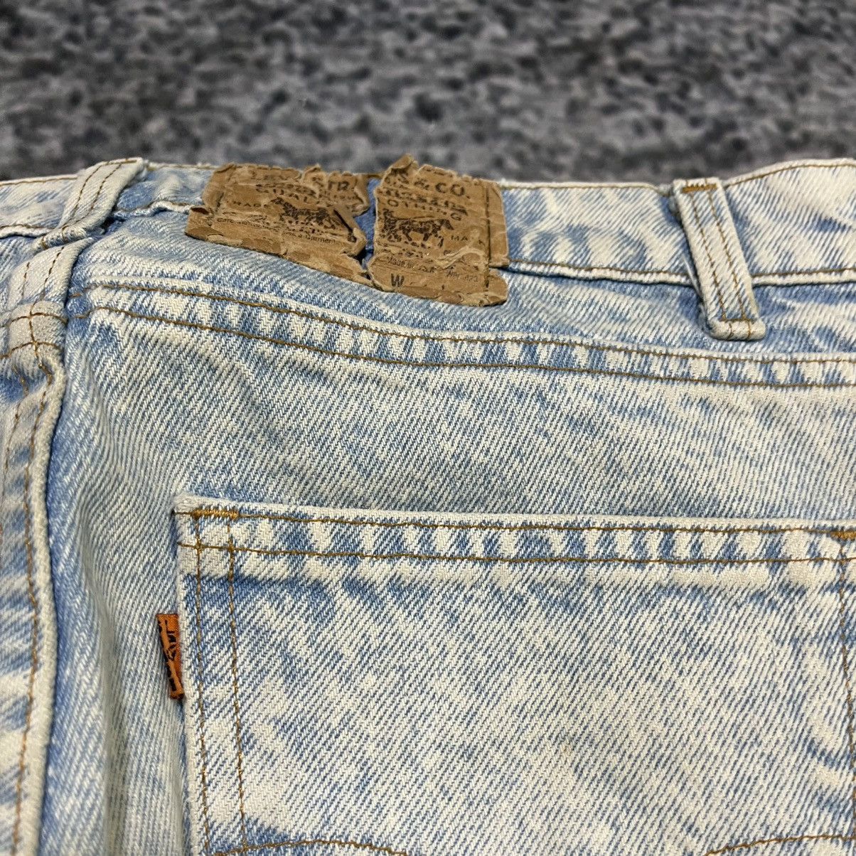 Levi's Vintage 90s Levi's Orange Tab Jeans Faded Light Blue Denim Size US 32 / EU 48 - 4 Thumbnail