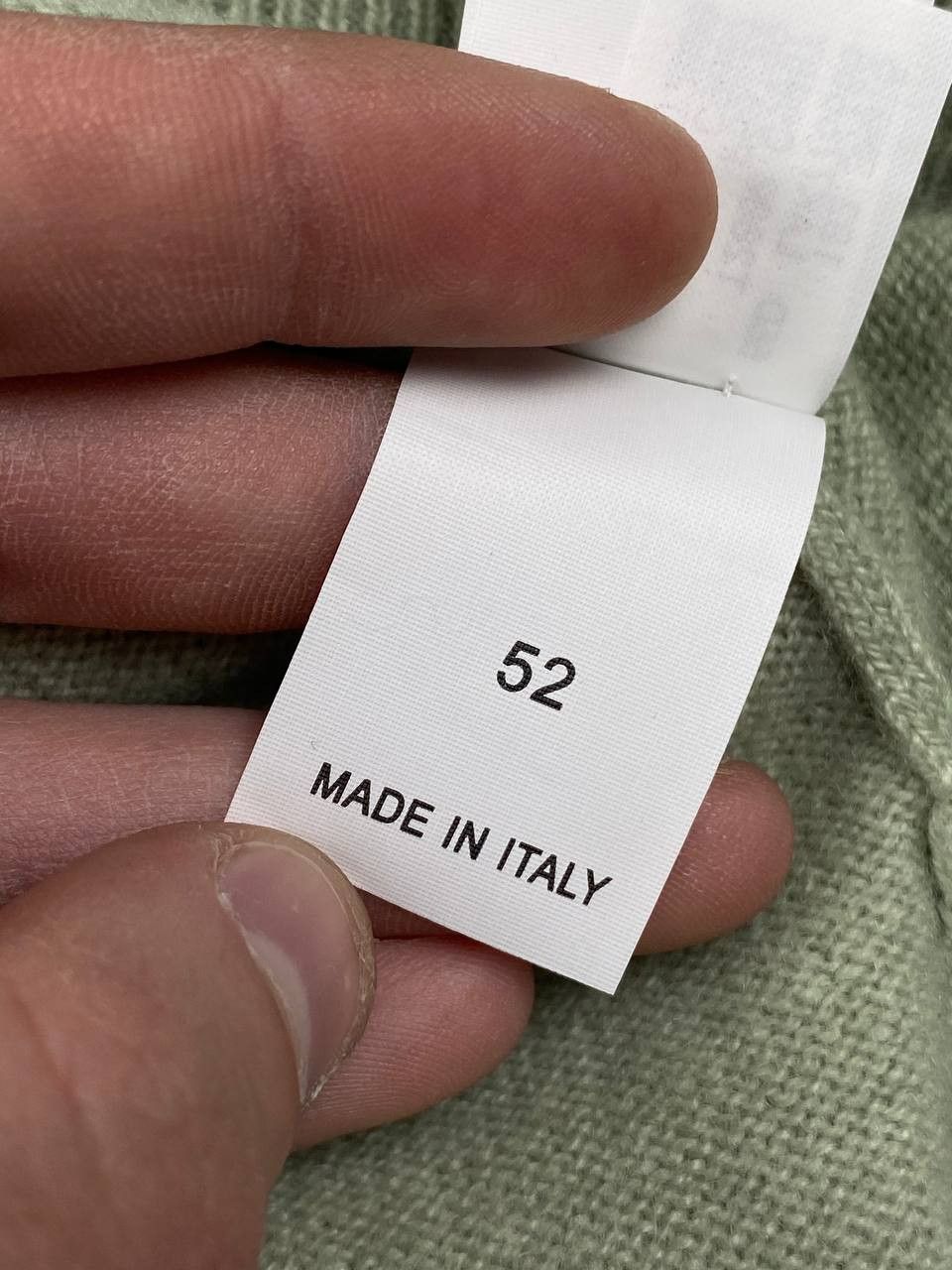 Brunello Cucinelli Brunello Cucinelli Cashmere Sweater Men Size 52 Green Size US L / EU 52-54 / 3 - 13 Thumbnail