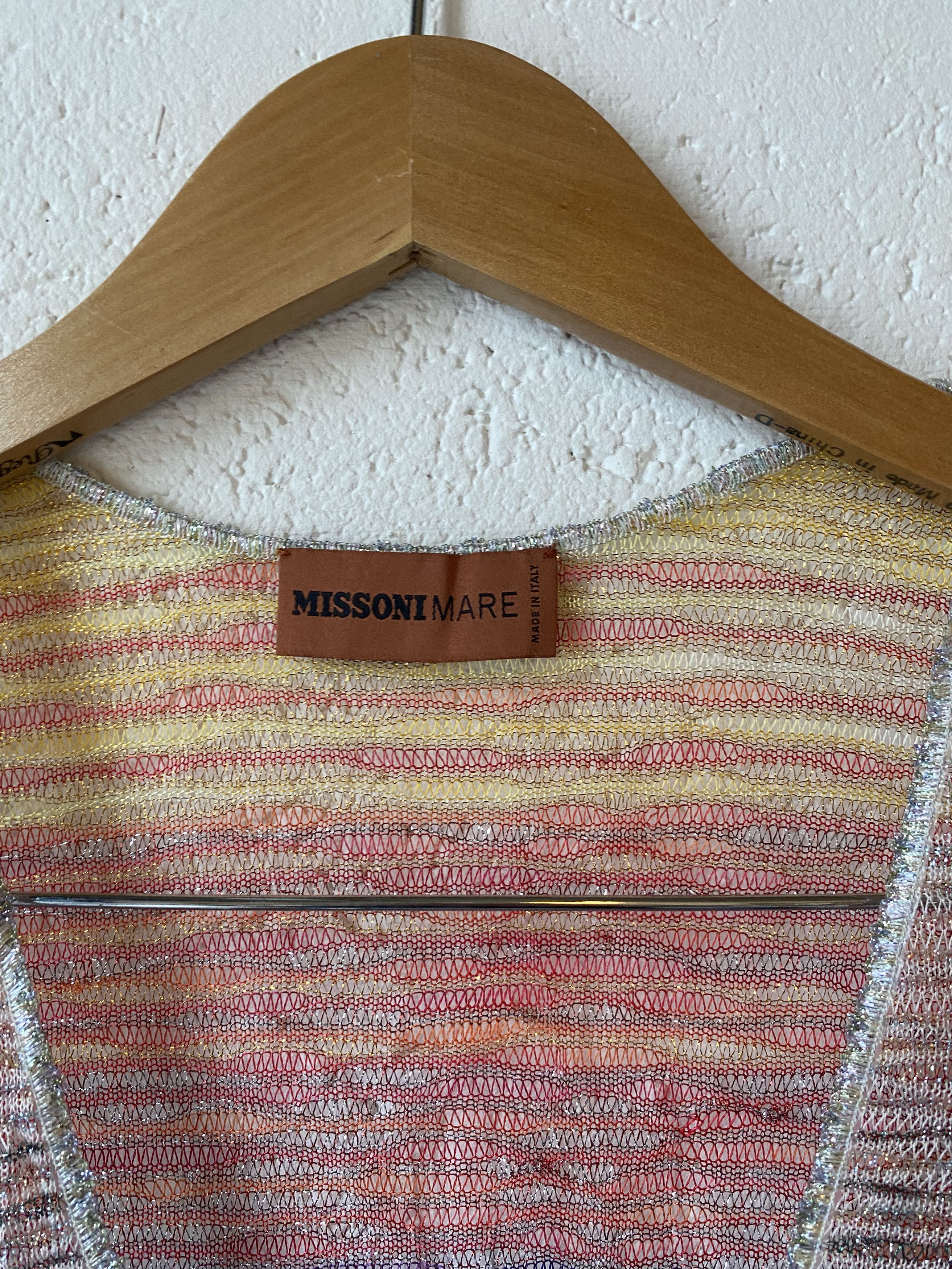 Missoni Missoni Mare Rainbow Kaftan / Tunic / Beach Cover up Size S / US 4 / IT 40 - 2 Thumbnail