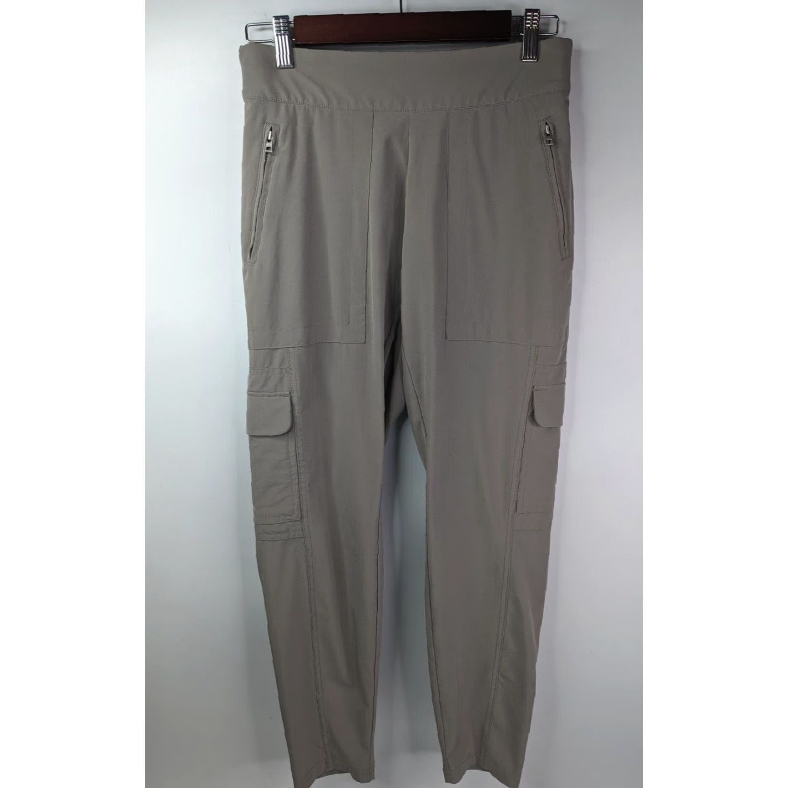 Athleta Athleta Chelsea Cargo Pant Light Asphalt Taupe 594971 Size 6 Lightweight Pull On Grey Cargo Pant Women Size 28" / US 6 / IT 42 - 2 Thumbnail