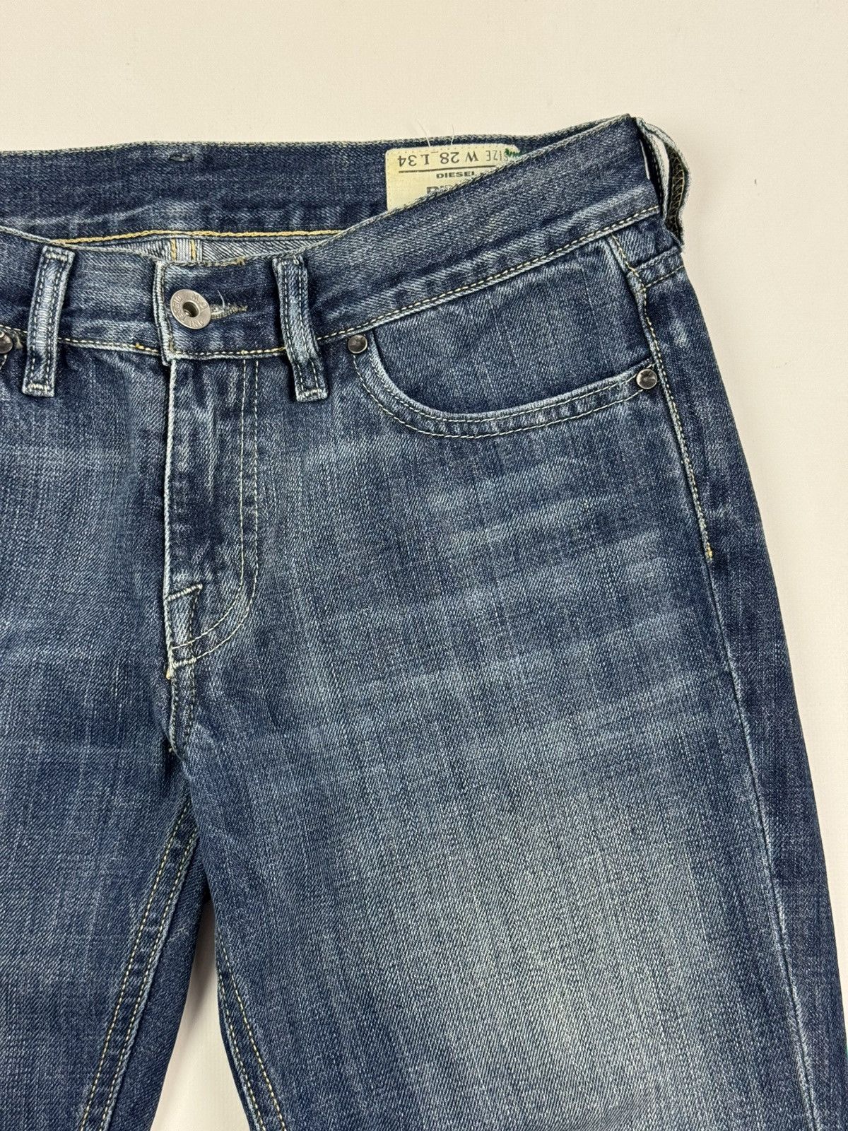 Diesel Y2K Vintage Diesel Riden Washed Denim Women’s Jeans Size 30" / US 8 / IT 44 - 6 Thumbnail