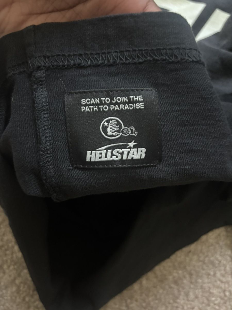 HELLSTAR Hellstar Classic T-Shirt (Gel Print) ‘Black’ Size US XS / EU 42 / 0 - 5 Thumbnail