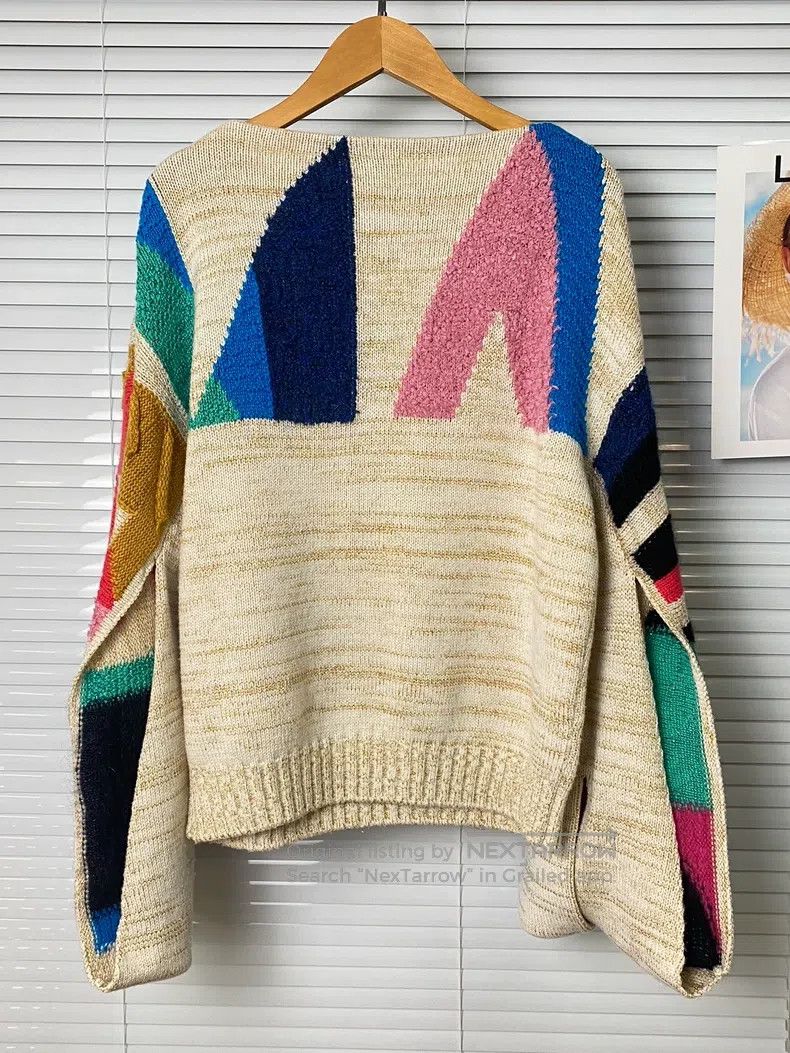 Chanel Chanel Egyptian series colour-block knitted sweater Size XS / US 0-2 / IT 36-38 - 2 Thumbnail