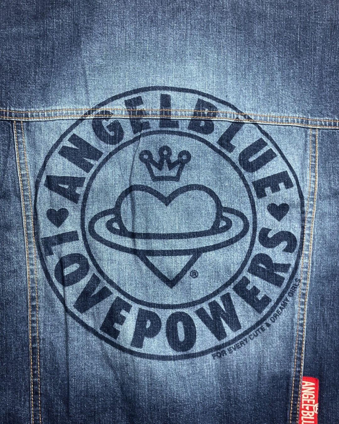 Angel Blue Angel Blue Denim Varsity Jacket Size M / US 6-8 / IT 42-44 - 4 Thumbnail