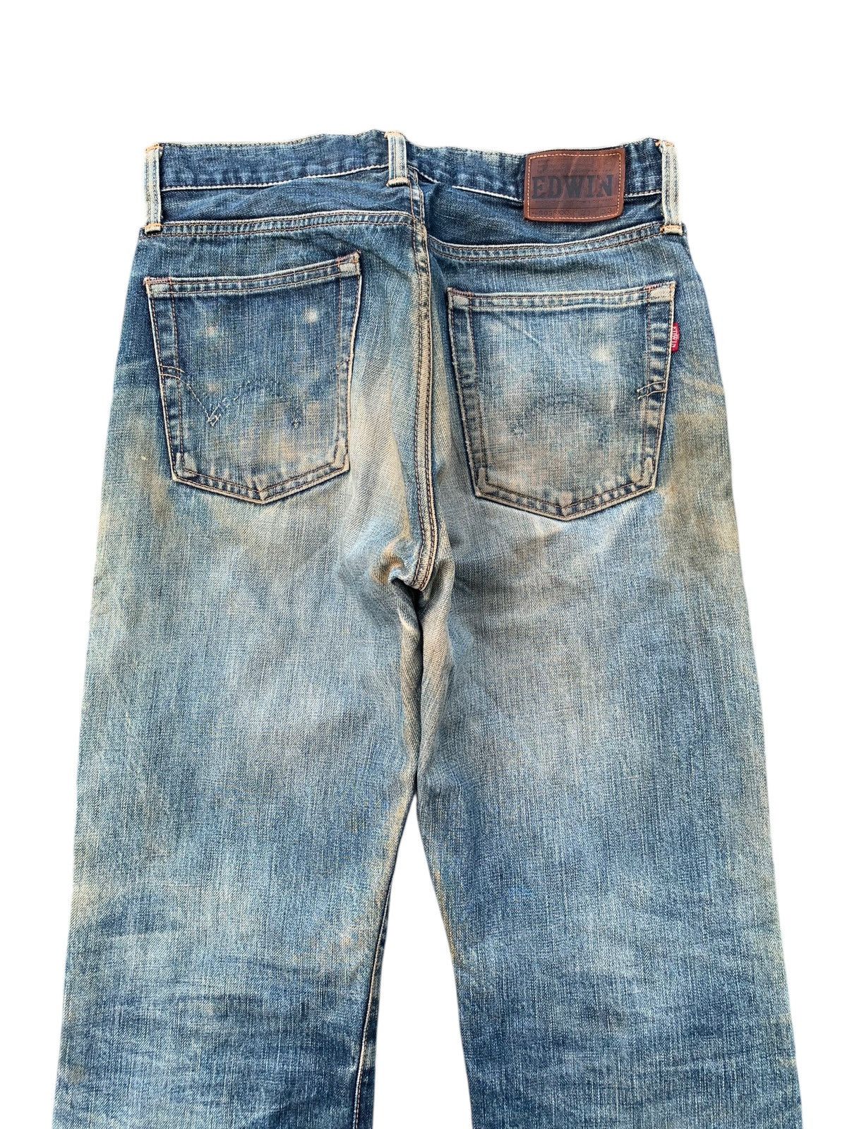 Kapital VINTAGE EDWIN 505XX SELVEDGE RUSTY MUDWASH DISTRESSED DENIM Size US 29 - 8 Thumbnail