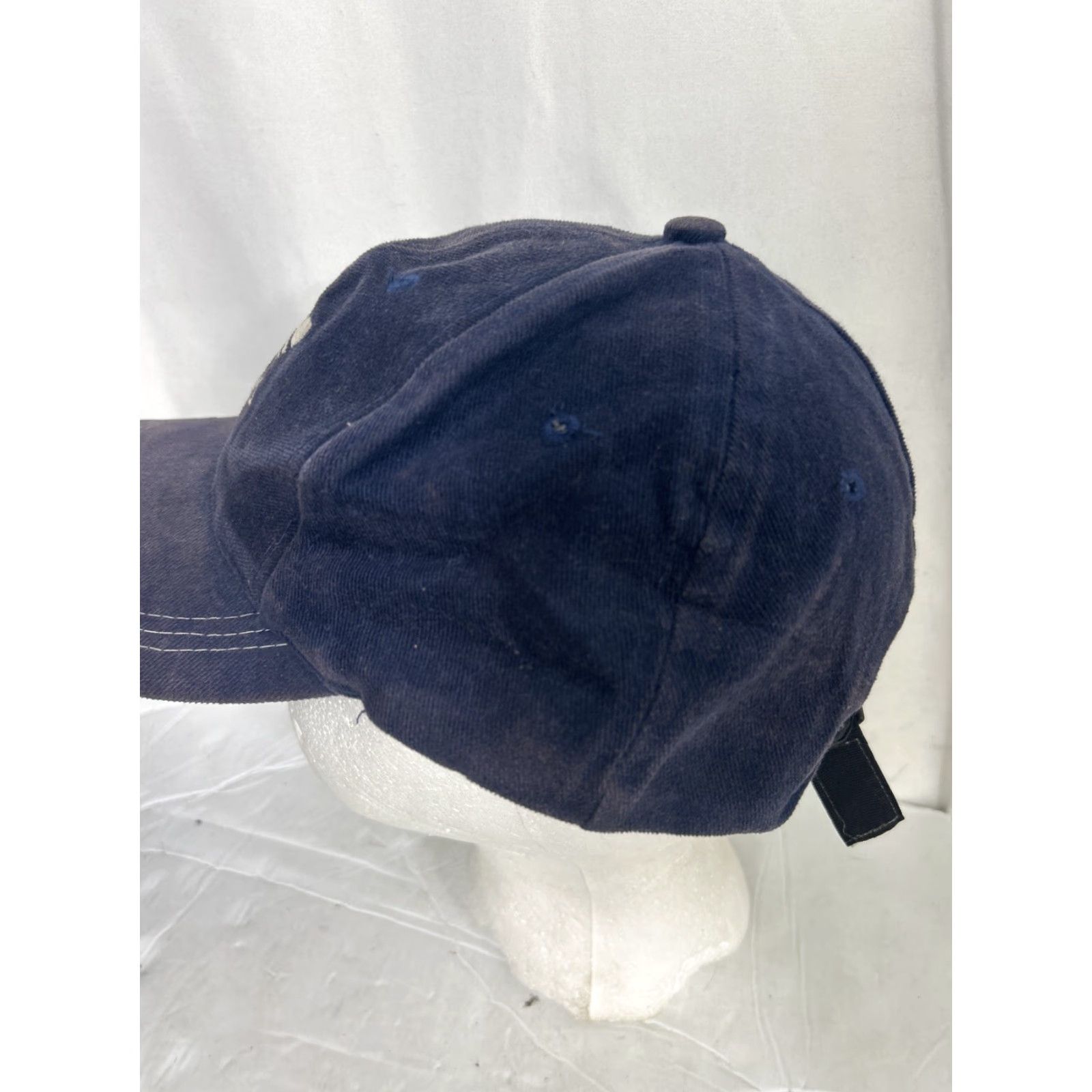 Adidas Adidas Baseball Hat Mens Adjustable Blue Cotton Strap Back Cap Size ONE SIZE - 7 Thumbnail