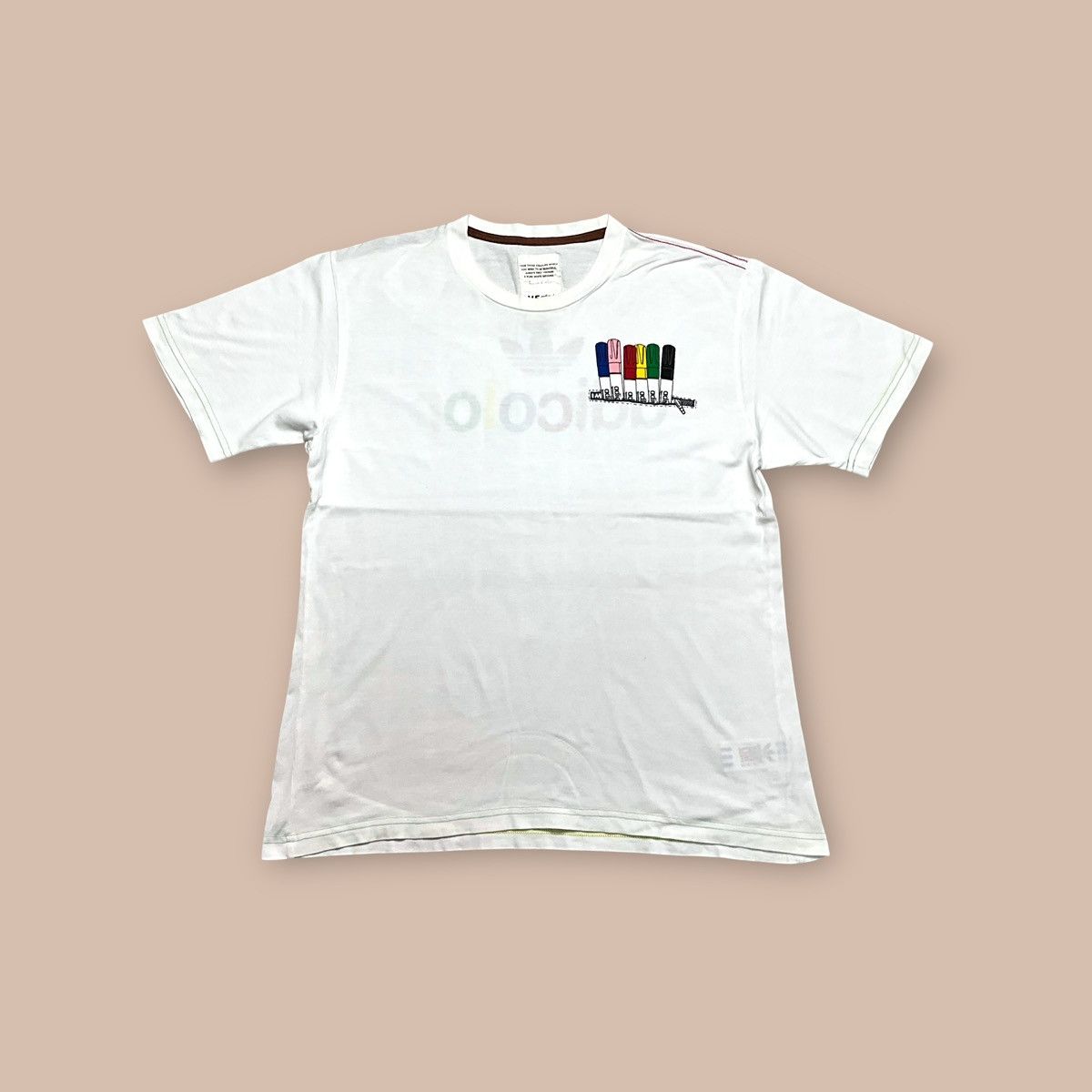 Adidas Adidas Adicolor W5 White Series Tee Size US L / EU 52-54 / 3 - 2 Thumbnail