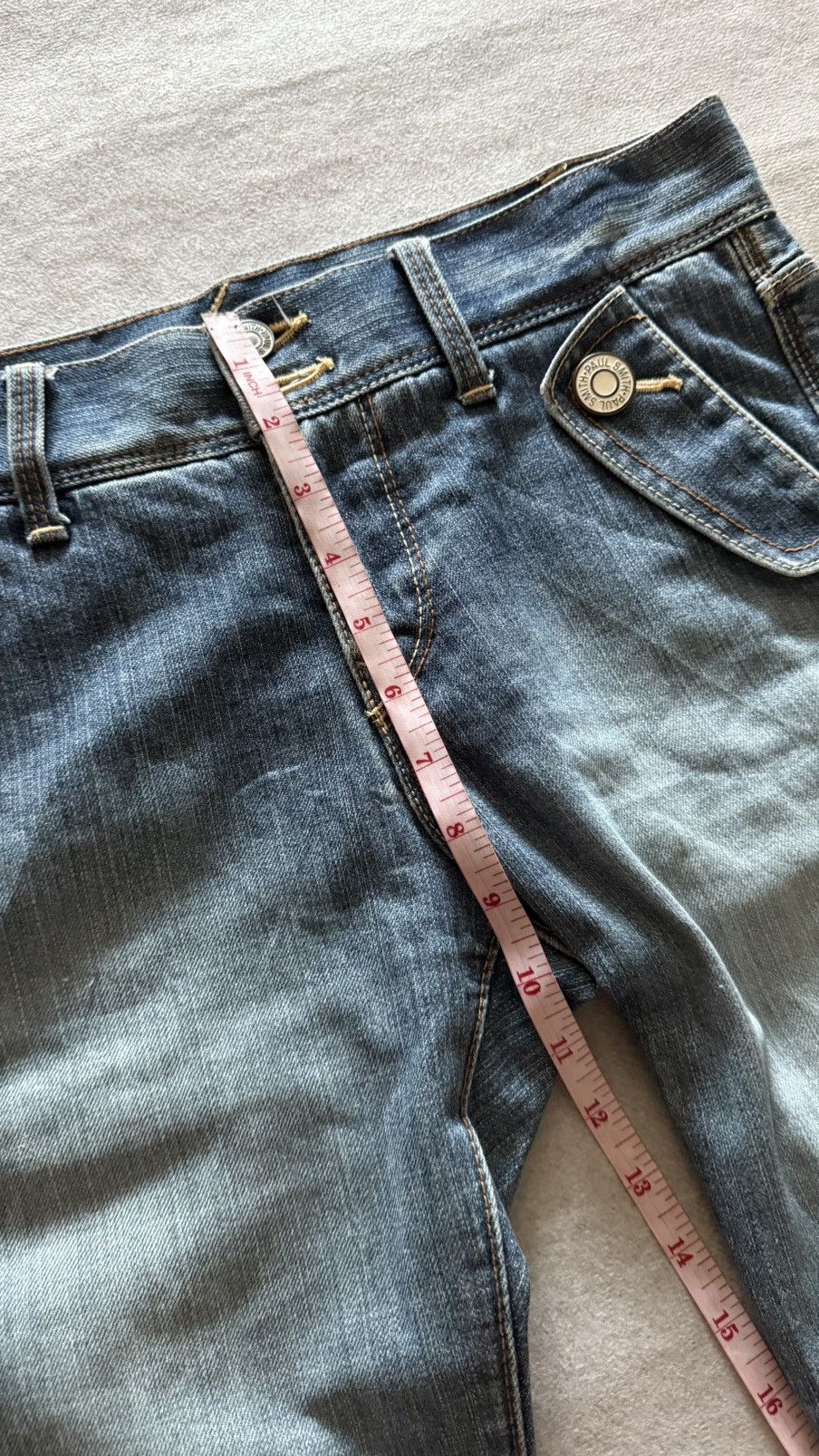 Paul Smith Paul Smith Pink Denim Shorts by Onward Kashiyama Japan Size 30" / US 8 / IT 44 - 19 Thumbnail