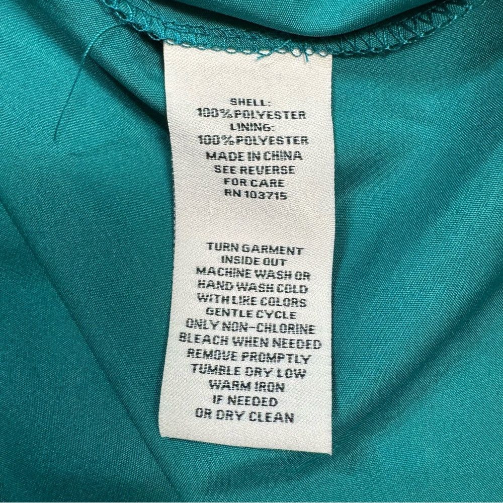 Nanette Lepore NWT New $138 Nanette Lepore Deep Lake Teal Tiered Skirt Shi Size XXL / US 16-18 / IT 52-54 - 7 Thumbnail