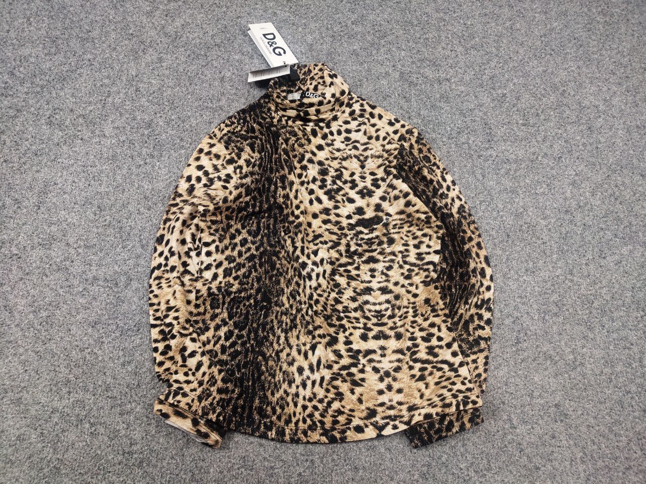 Dolce & Gabbana Rare Dolce & Gabbana Vintage 90s Leopard Pattern Long sleeve Size M / US 6-8 / IT 42-44 - 2 Thumbnail