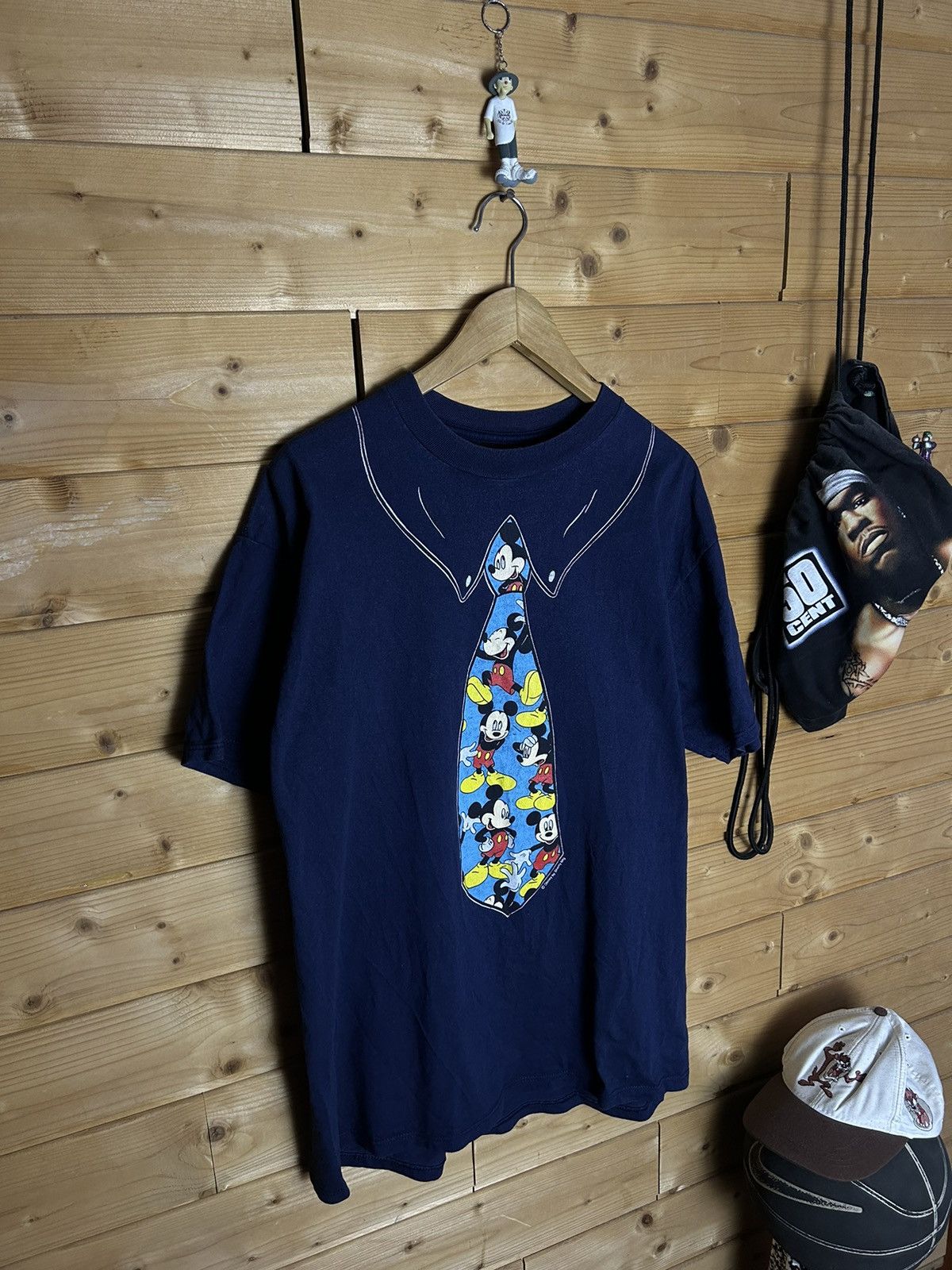 Disney Vintage 90s Mickey Mouse t shirt Size US XL / EU 56 / 4 - 2 Thumbnail