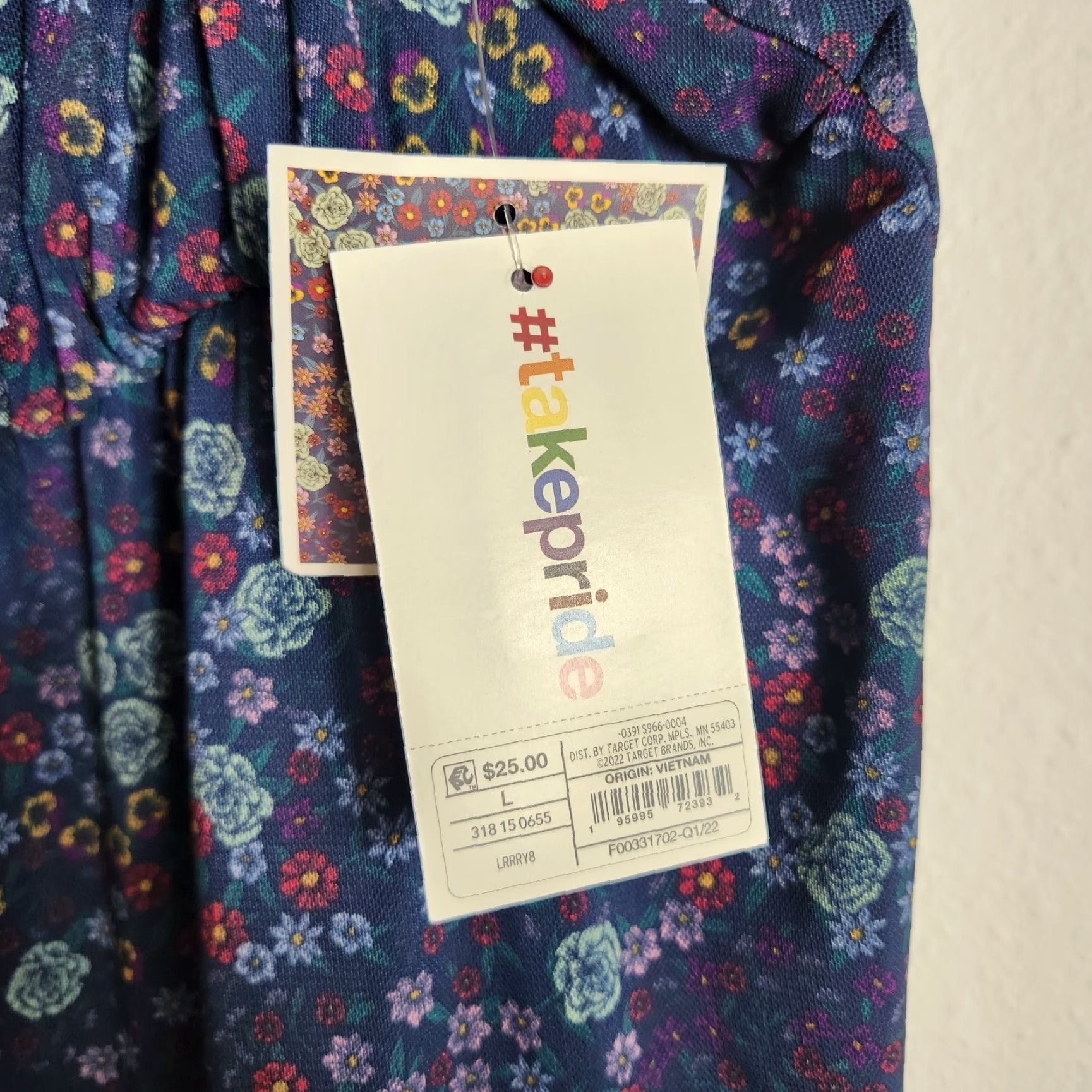 Vintage #takepride x Target Womens Pride Floral Knee Length Dress-Size L (NWT) Dress (NWT) Size L / US 10 / IT 46 - 5 Thumbnail